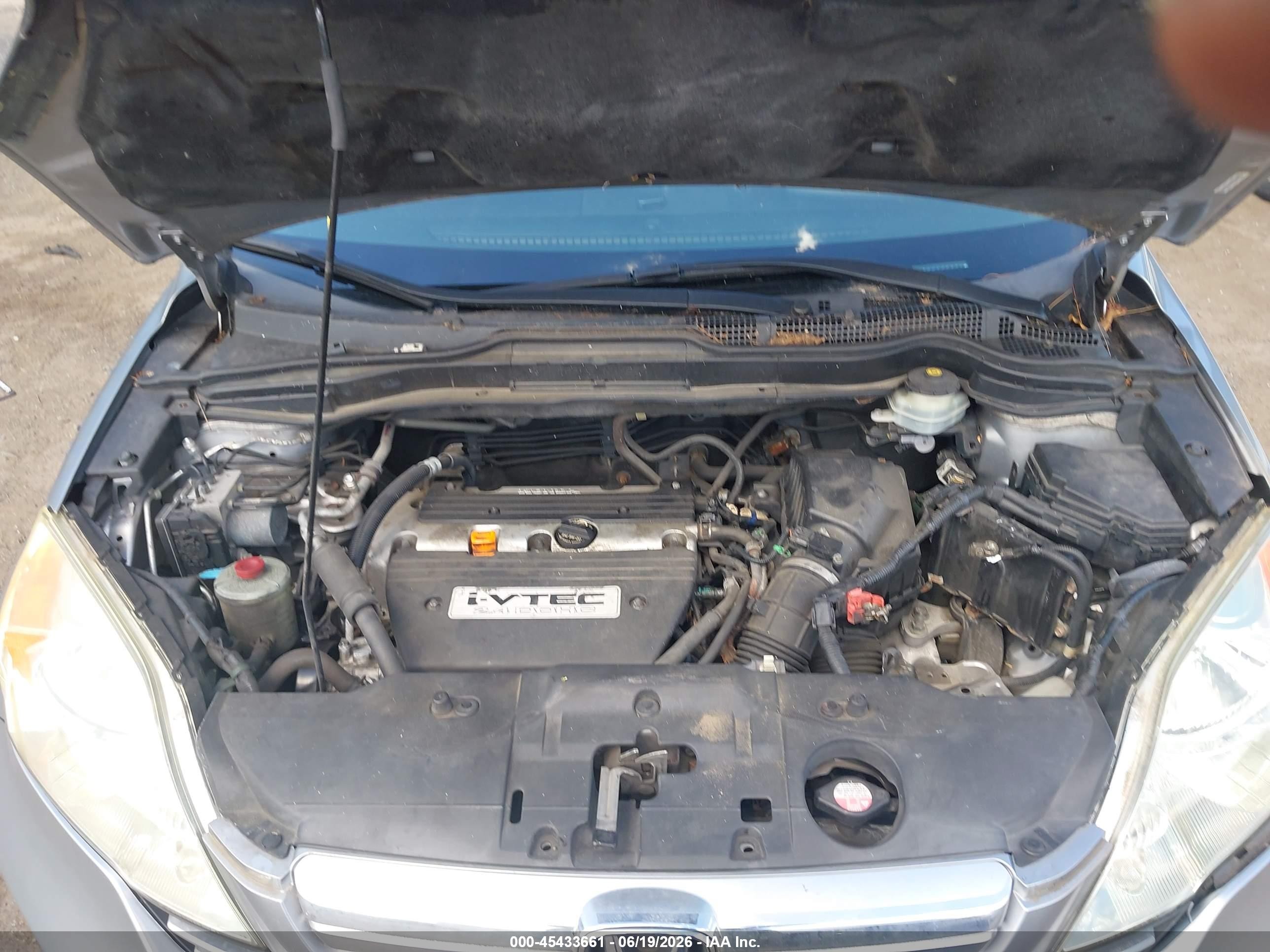 2007 Honda Cr-v Ex Silver vin: JHLRE48527C024411