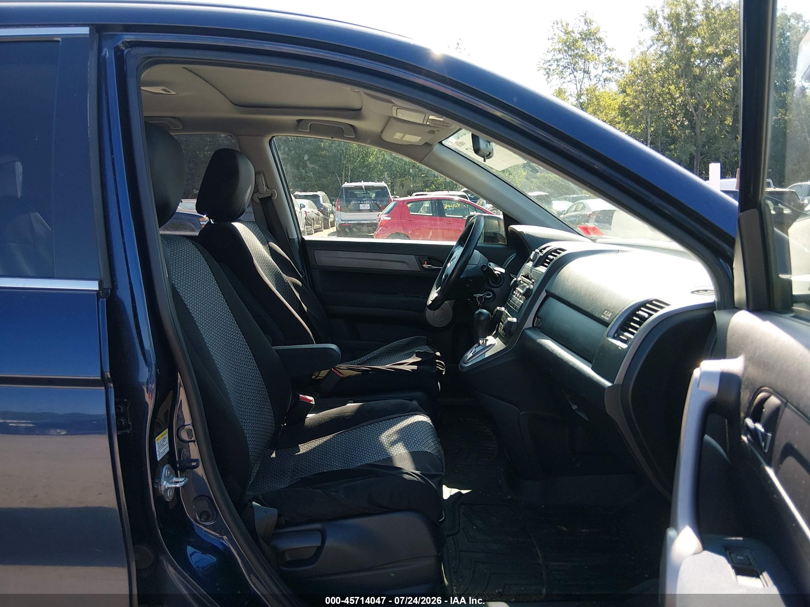 2007 Honda Cr-v Ex Blue vin: JHLRE48527C026482