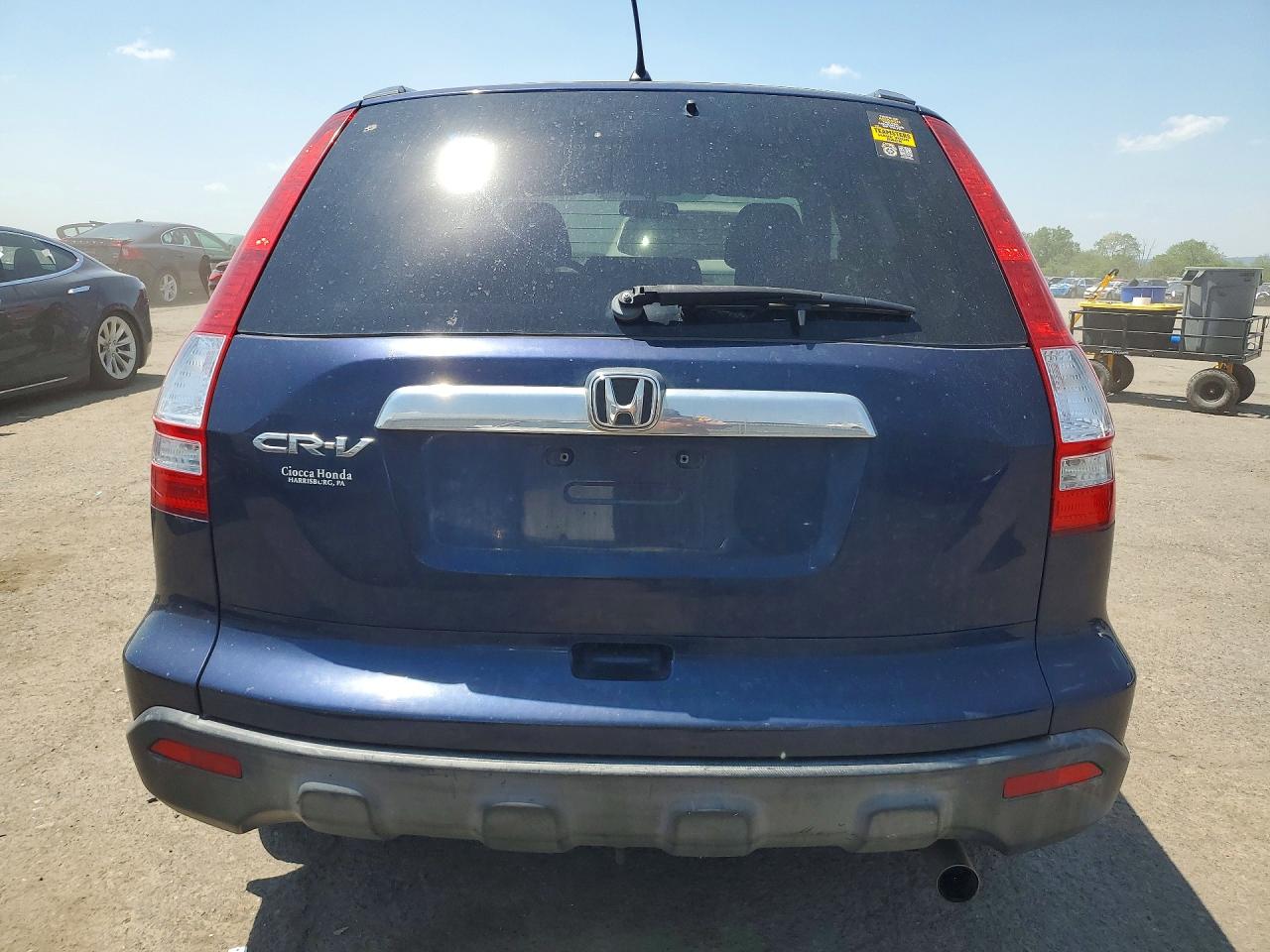 2007 Honda Cr-v Ex Синий vin: JHLRE48527C044576