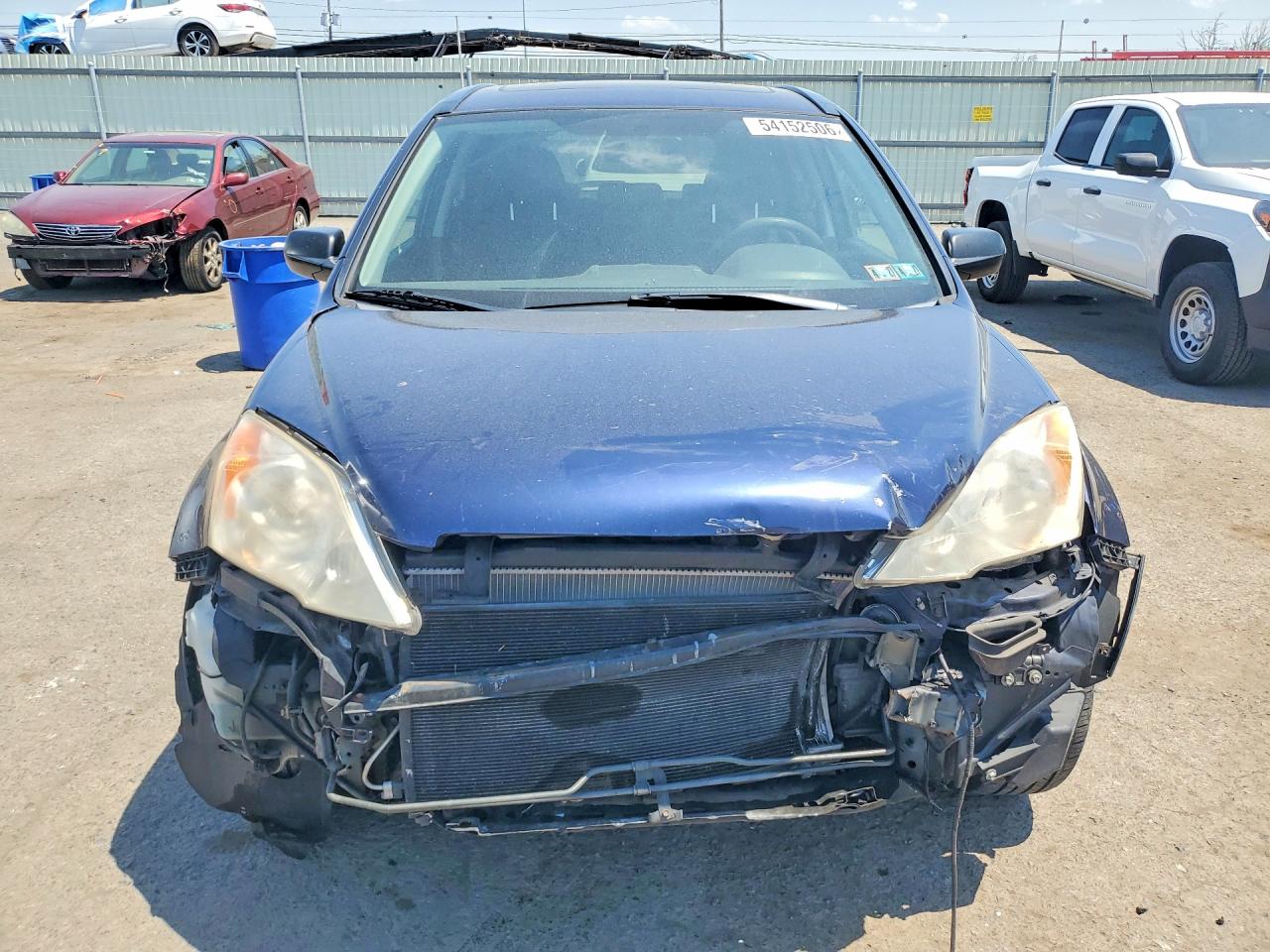 2007 Honda Cr-v Ex Синий vin: JHLRE48527C044576