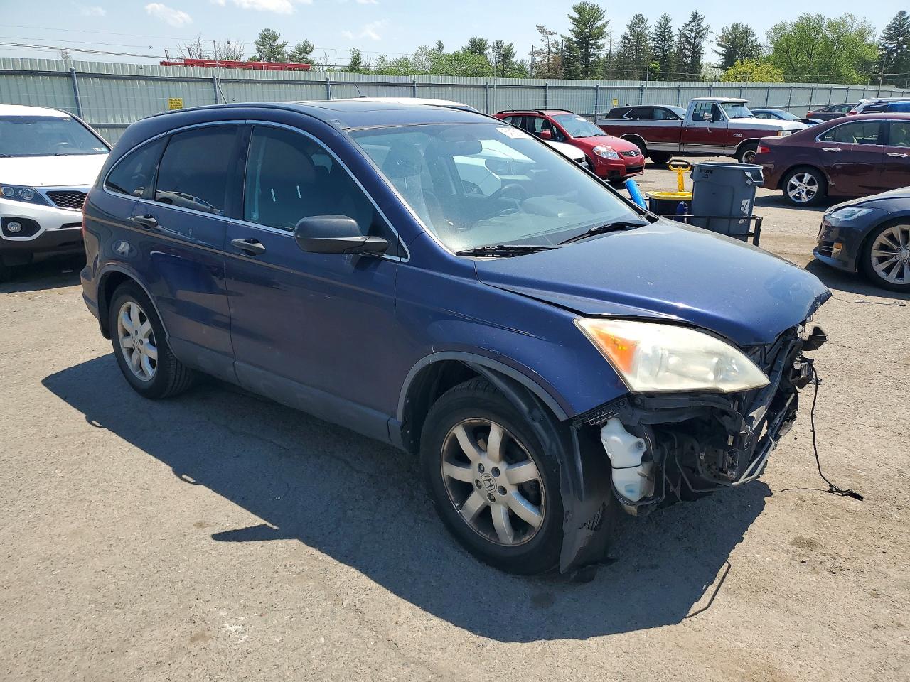 2007 Honda Cr-v Ex Синий vin: JHLRE48527C044576