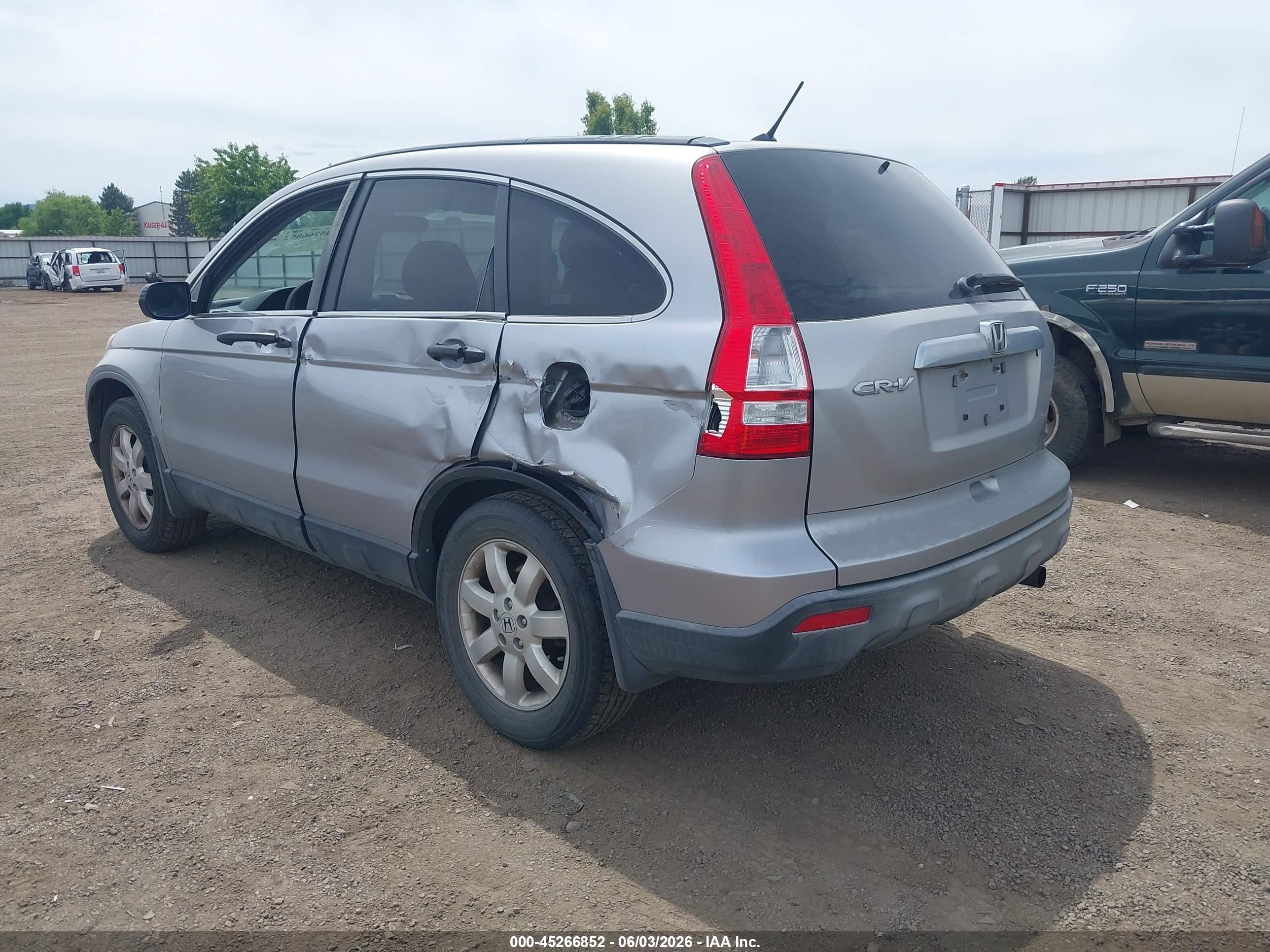 2007 Honda Cr-v Ex Silver vin: JHLRE48527C047932