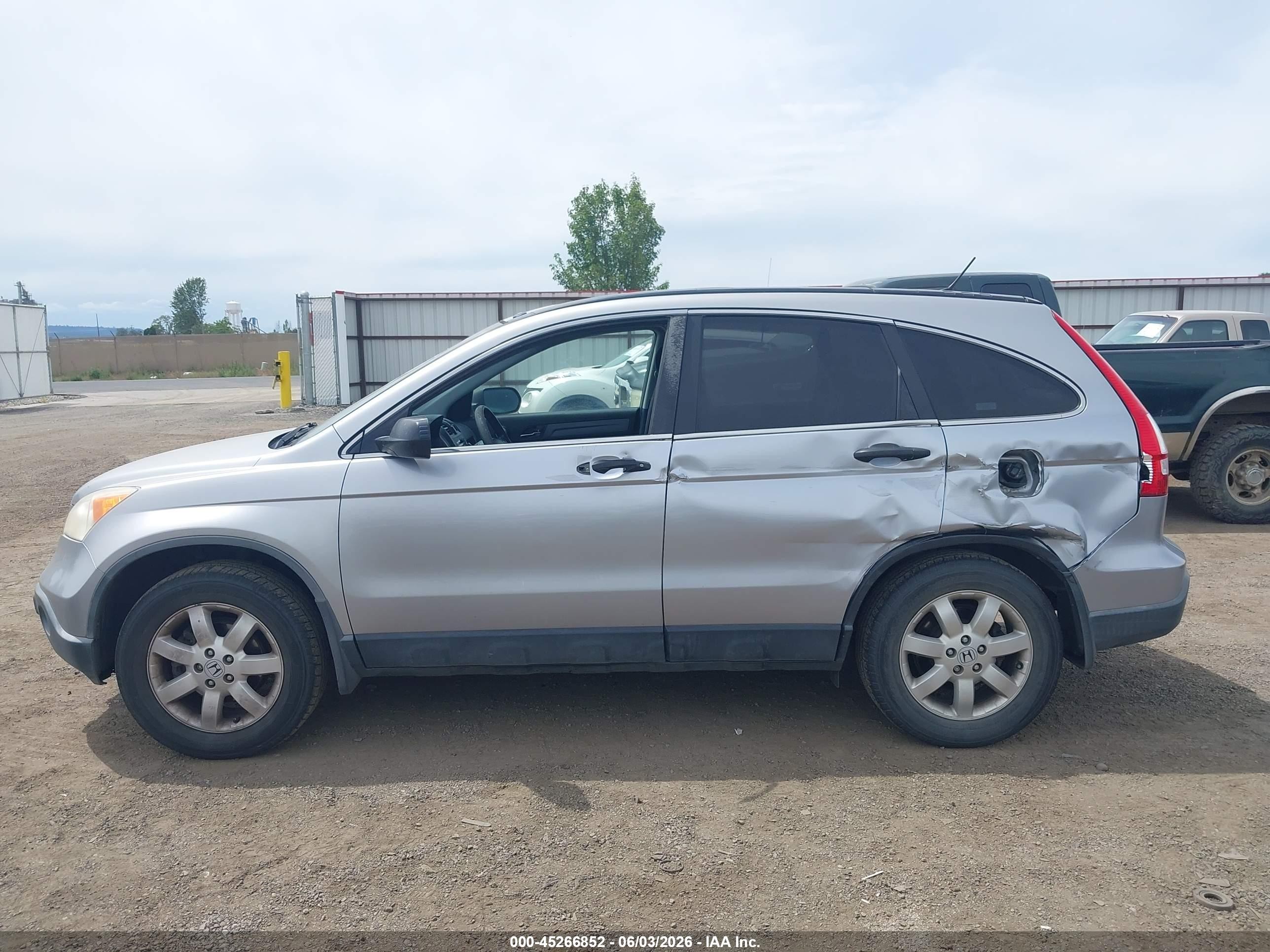 2007 Honda Cr-v Ex Silver vin: JHLRE48527C047932