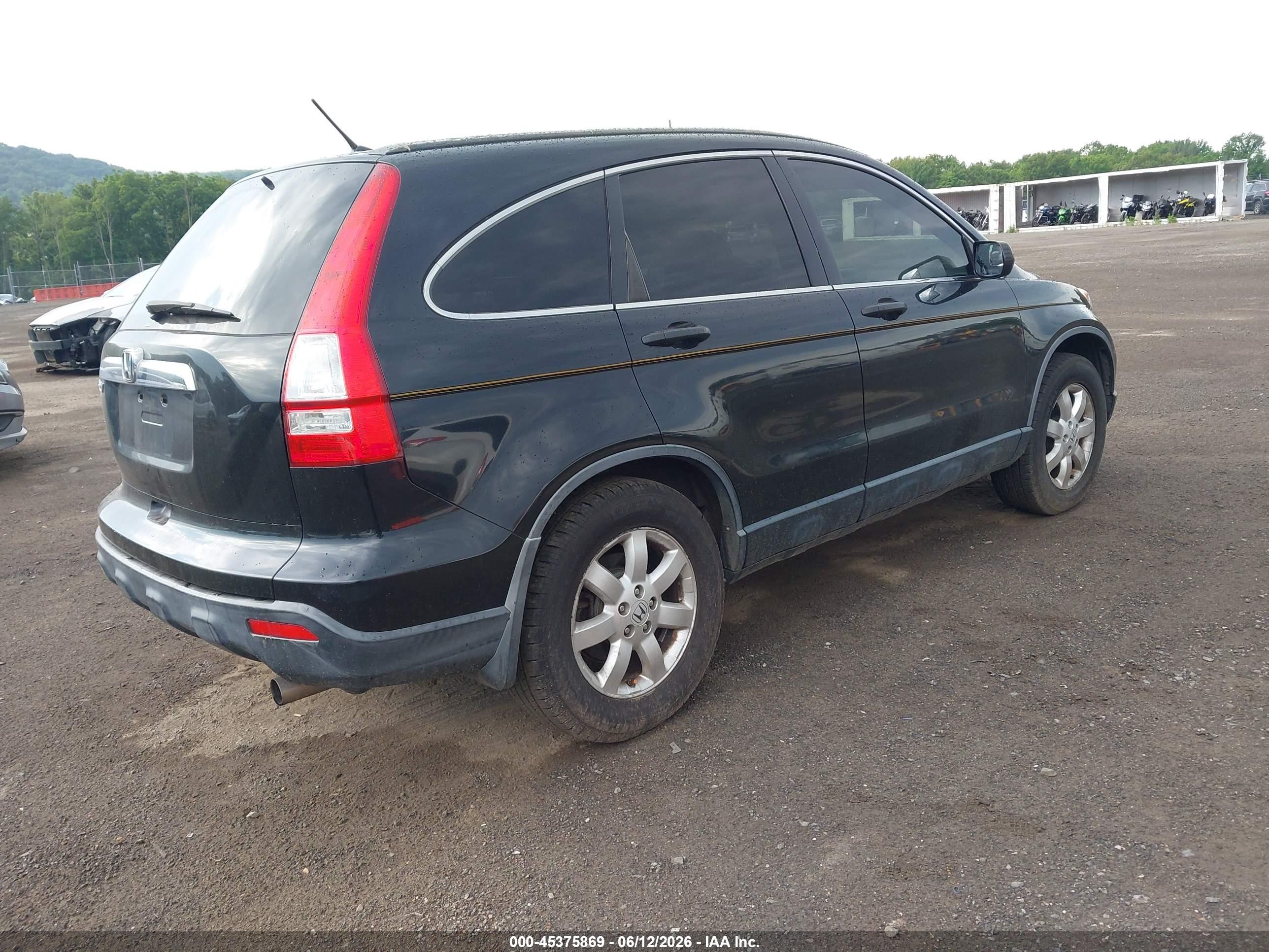 2007 Honda Cr-v Ex Черный vin: JHLRE48527C053519