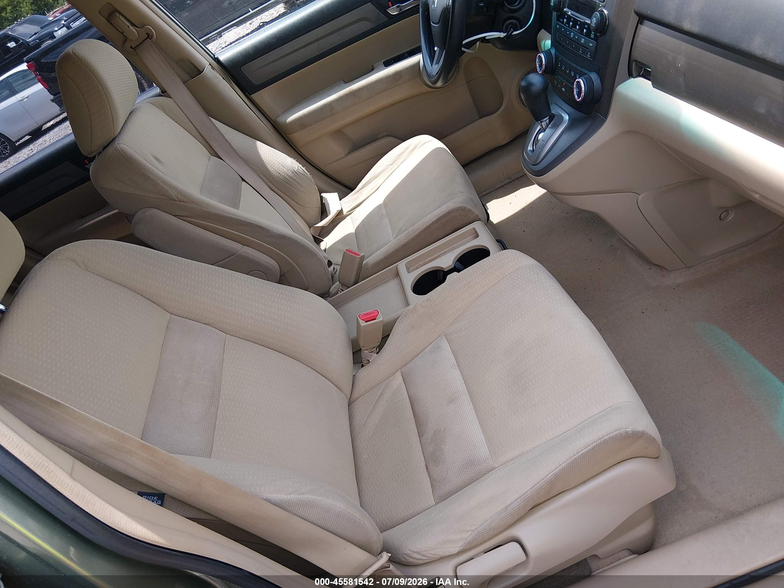 2007 Honda Cr-v Ex Green vin: JHLRE48527C079540