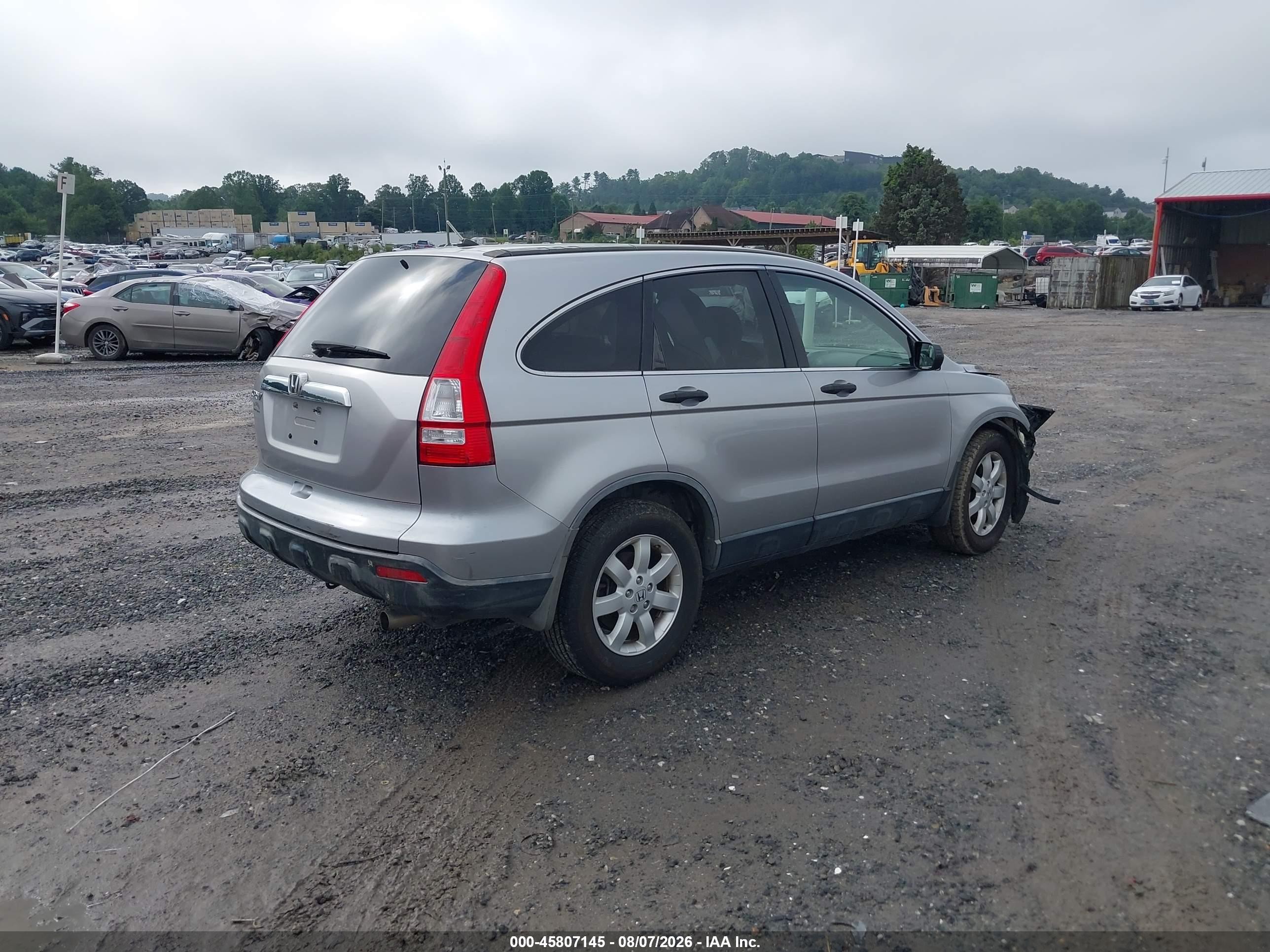 2007 Honda Cr-v Ex Серебряный vin: JHLRE48527C090263
