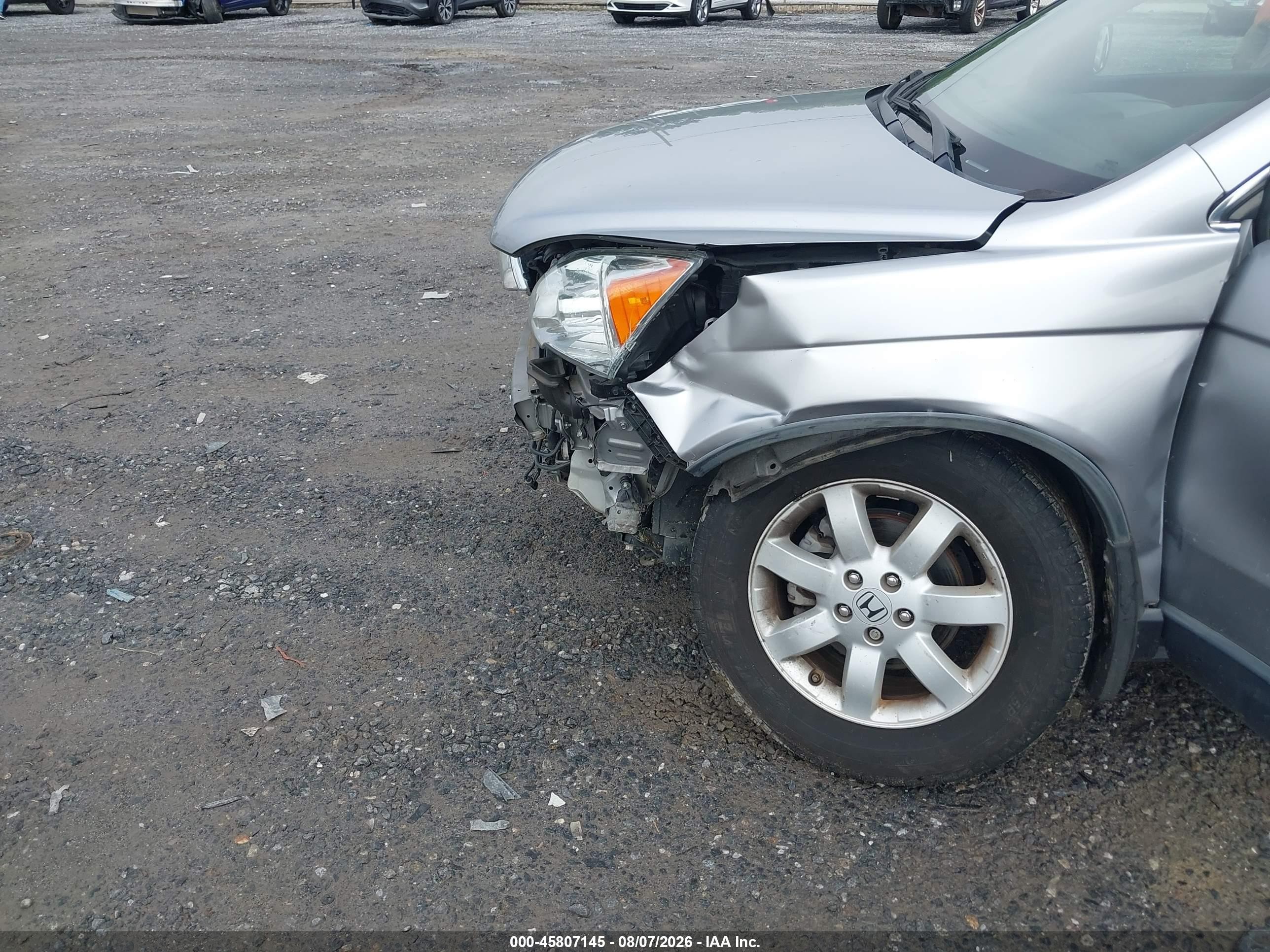 2007 Honda Cr-v Ex Серебряный vin: JHLRE48527C090263