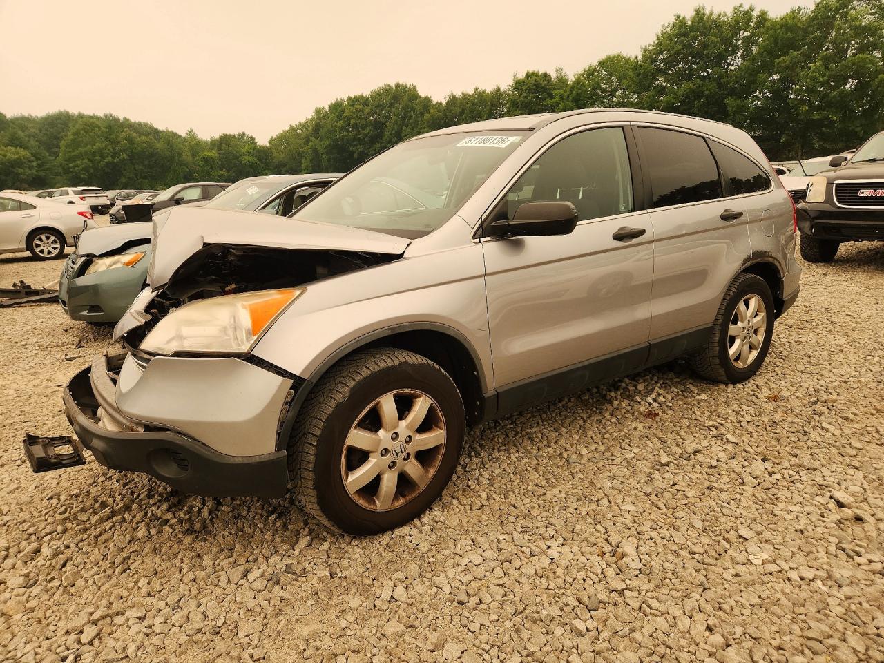 2007 Honda Cr-v Ex Gray vin: JHLRE48527C095169