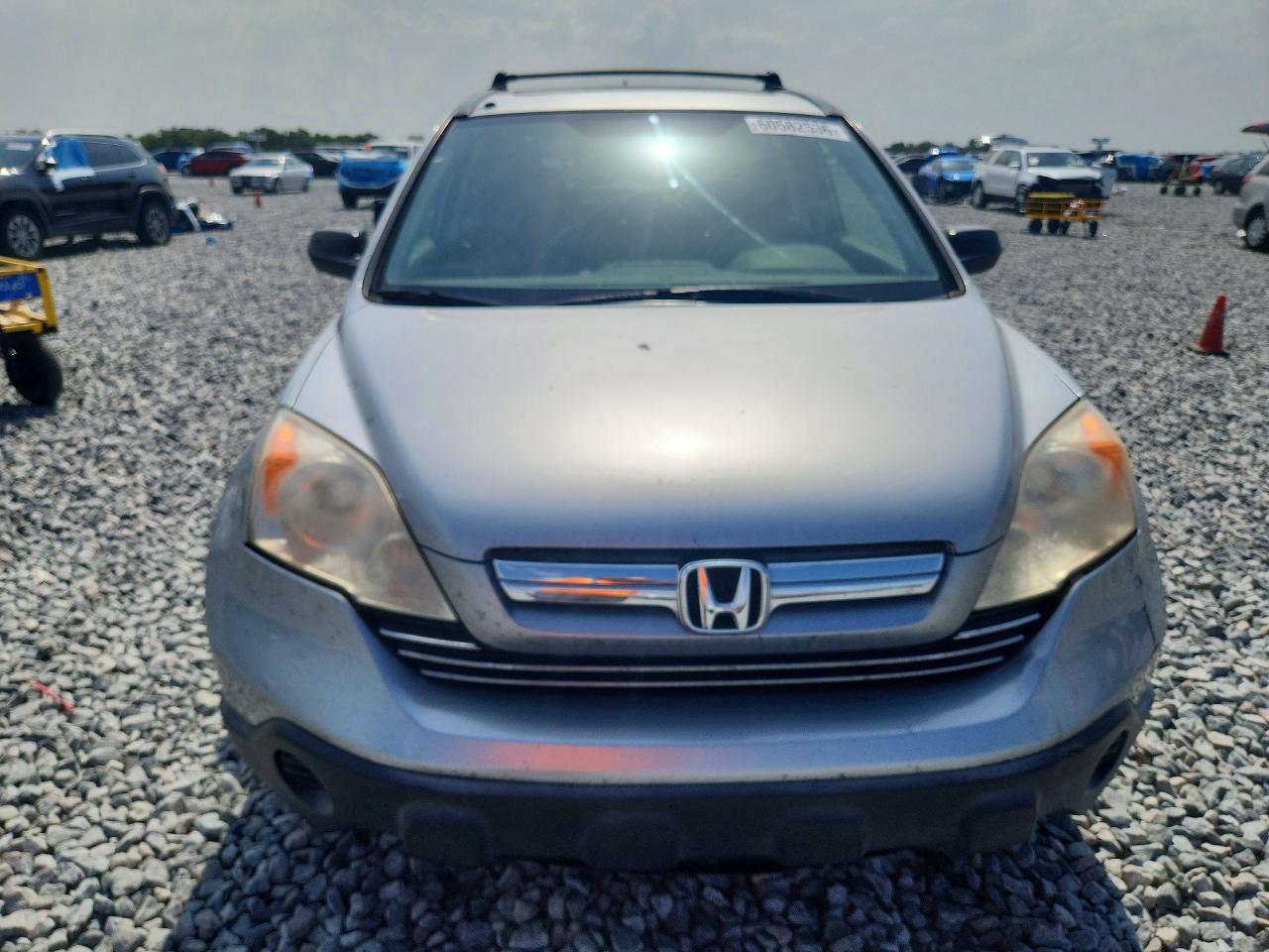 2007 Honda Cr-v Ex Silver vin: JHLRE48527C099111