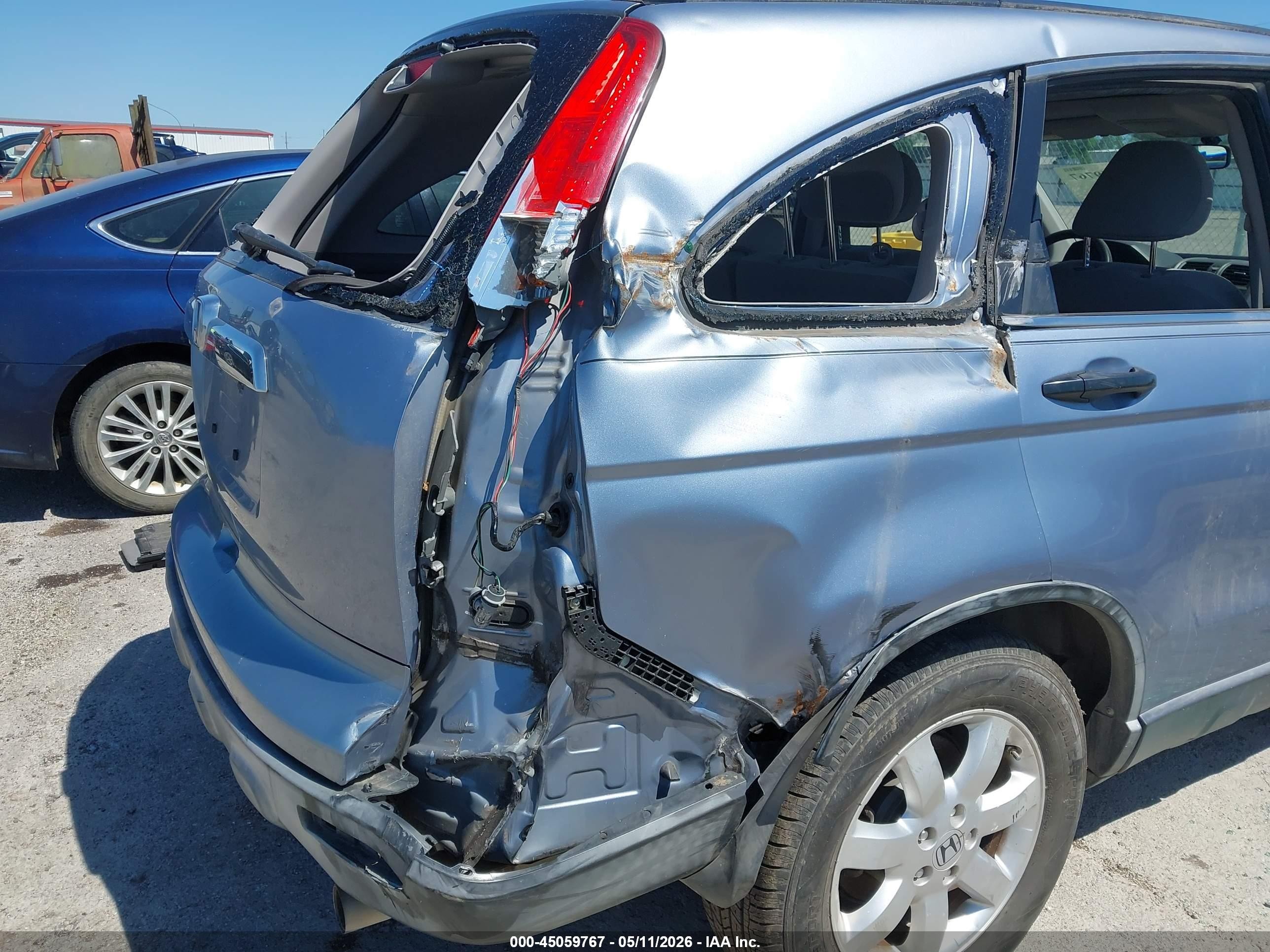 2008 Honda Cr-v Ex Gray vin: JHLRE48528C007626