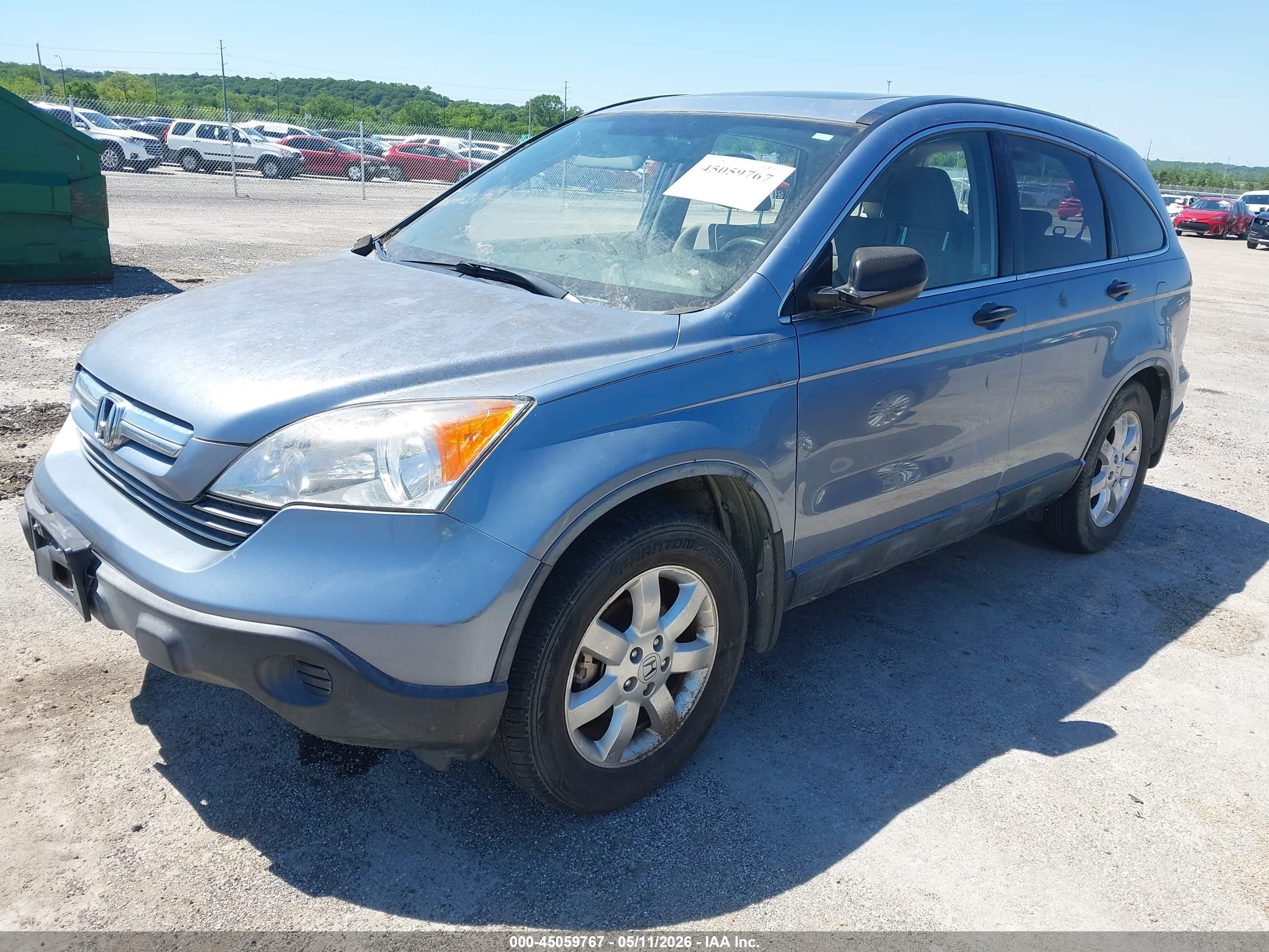 2008 Honda Cr-v Ex Gray vin: JHLRE48528C007626