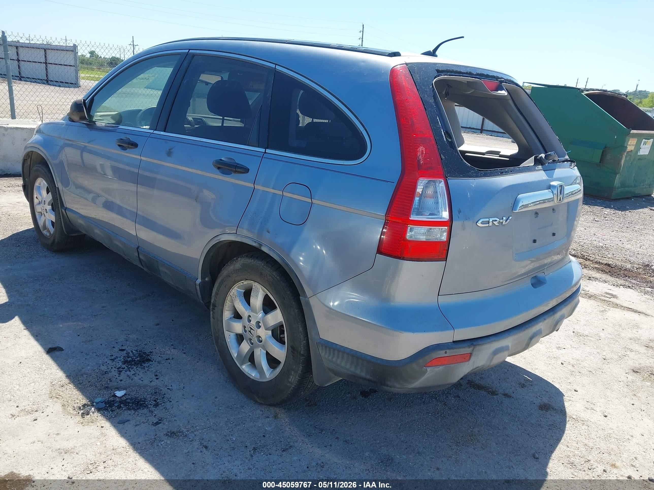 2008 Honda Cr-v Ex Gray vin: JHLRE48528C007626