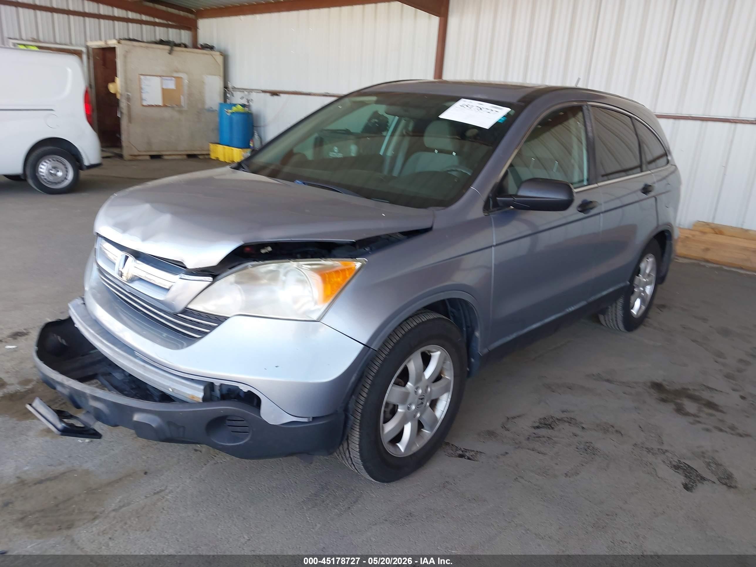 2008 Honda Cr-v Ex Light Blue vin: JHLRE48528C046748