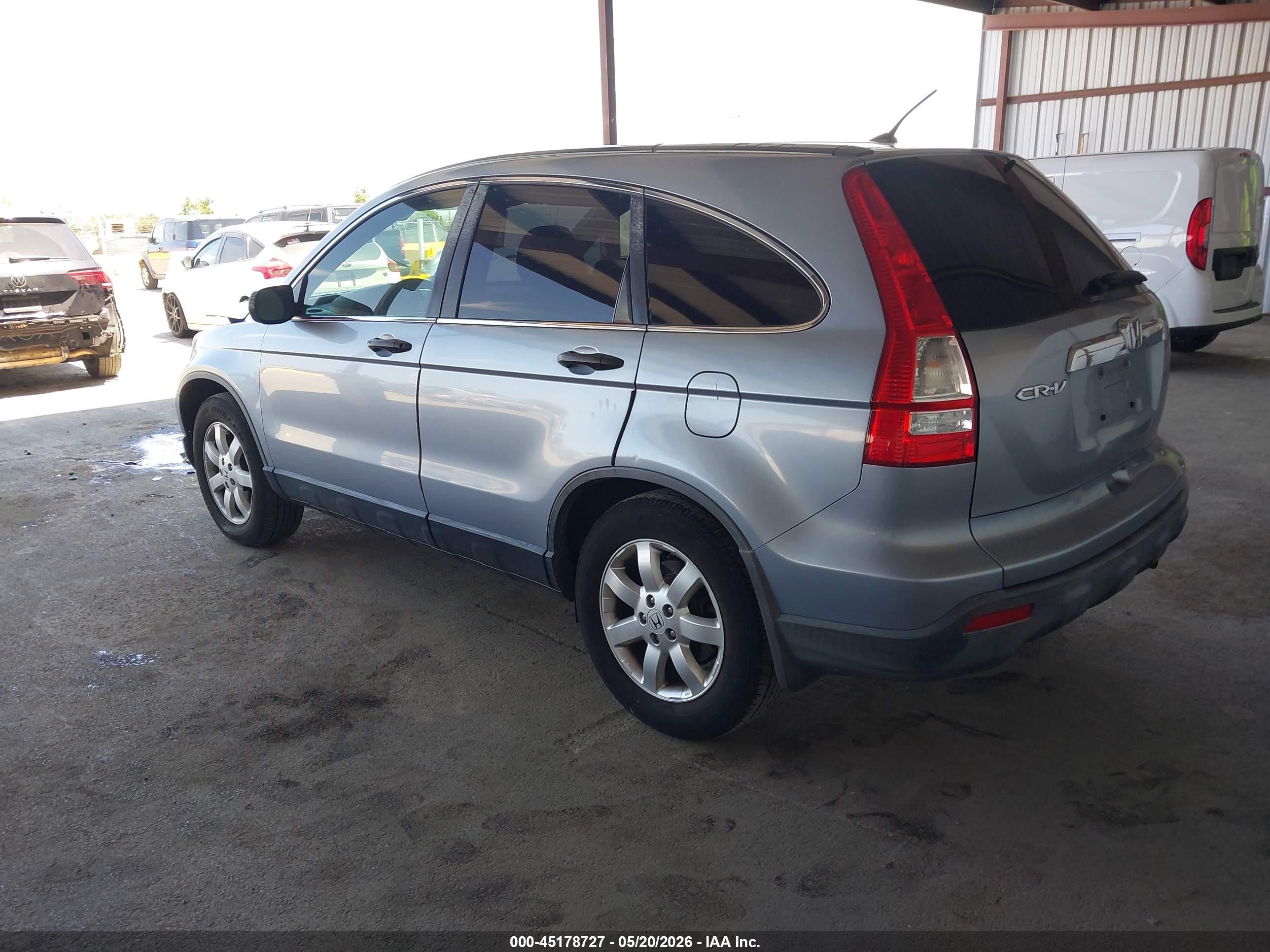 2008 Honda Cr-v Ex Light Blue vin: JHLRE48528C046748