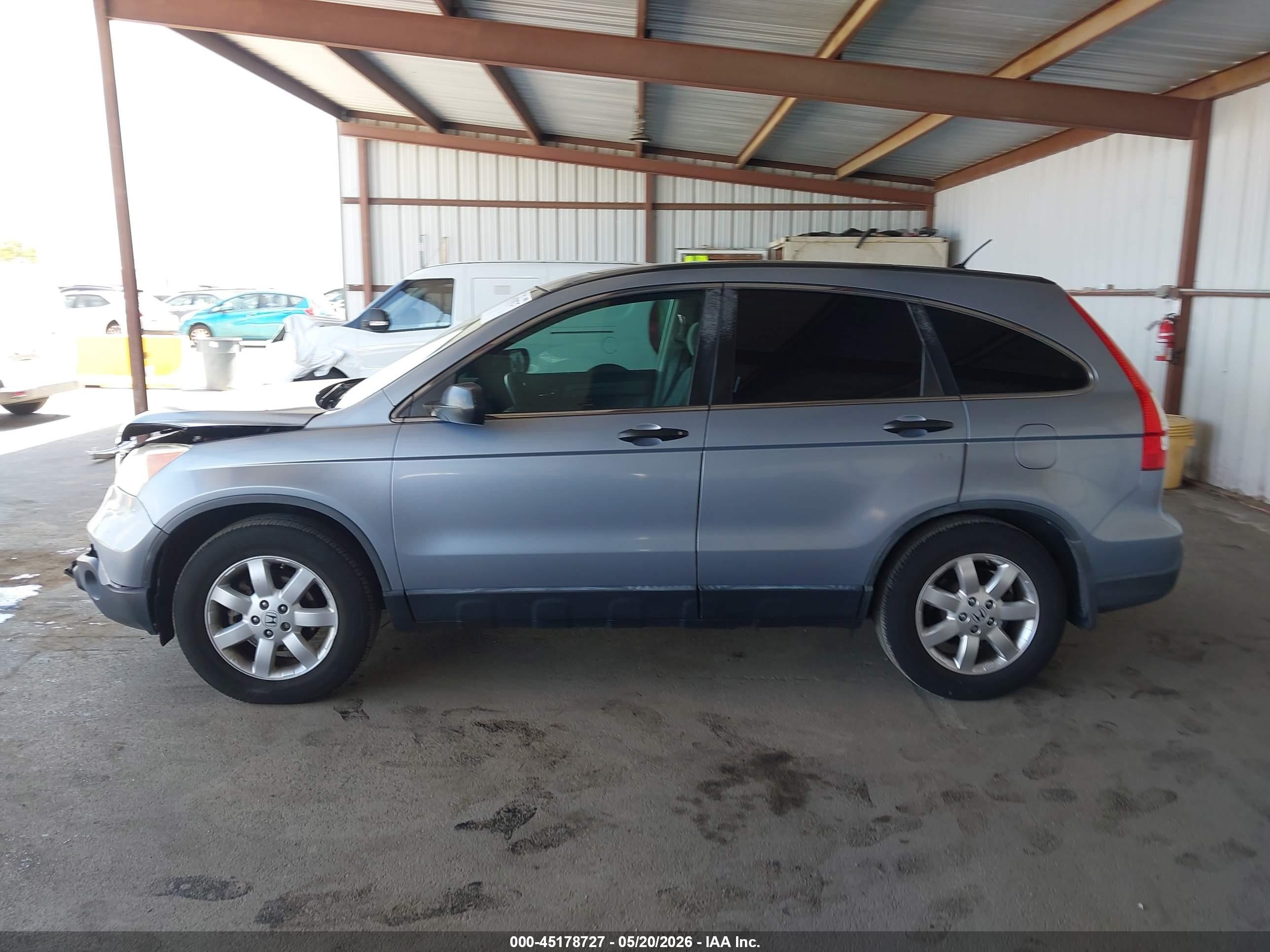 2008 Honda Cr-v Ex Light Blue vin: JHLRE48528C046748