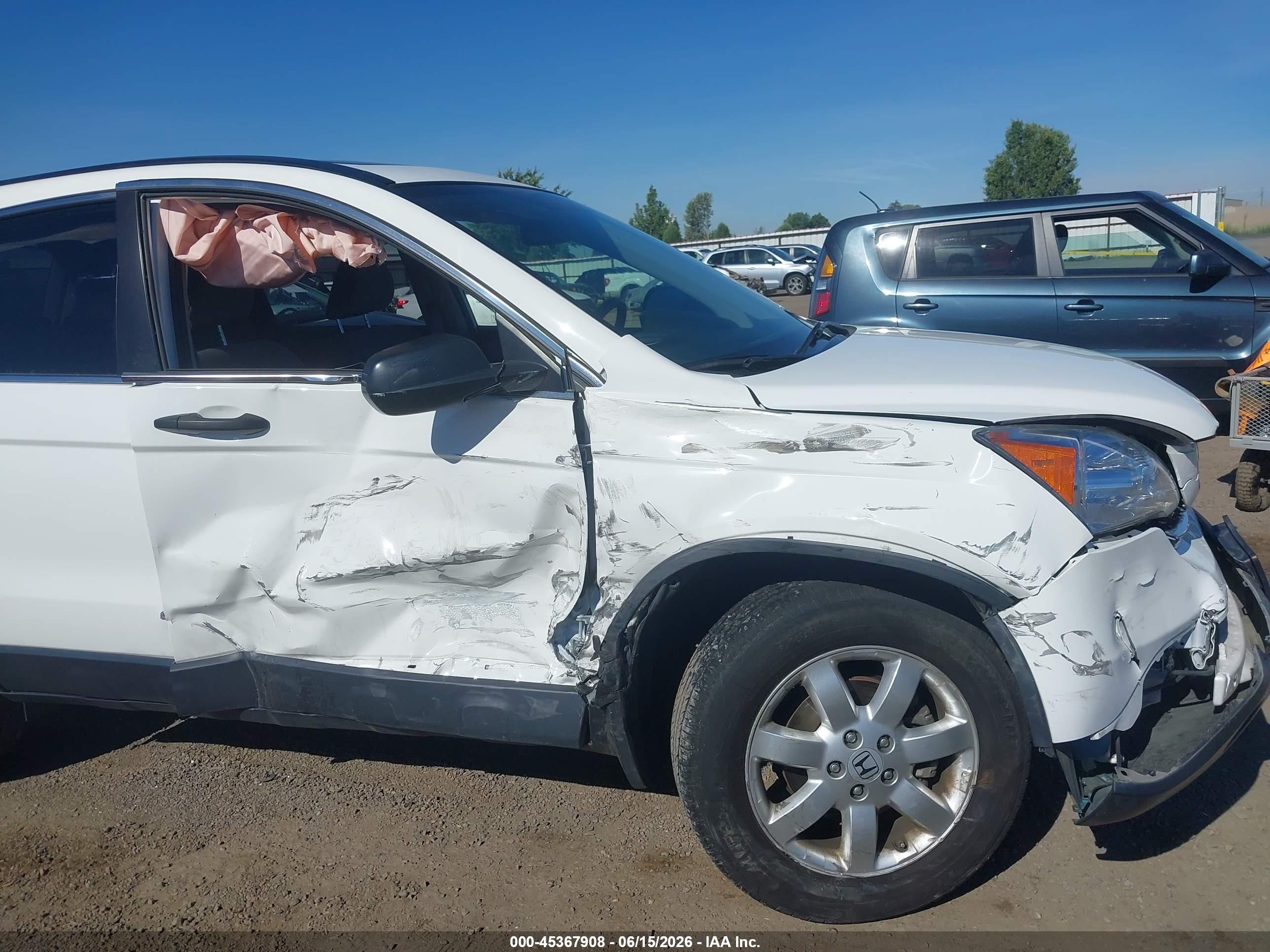 2008 Honda Cr-v Ex Белый vin: JHLRE48528C068846