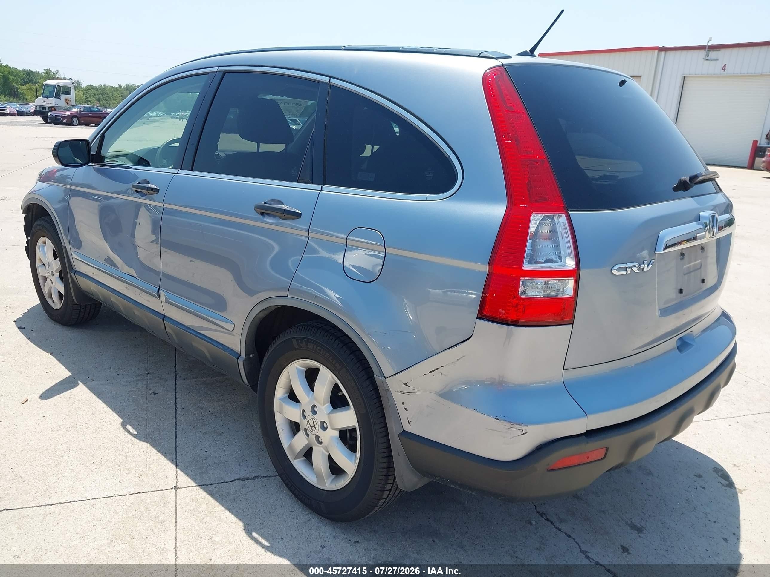 2008 Honda Cr-v Ex Gray vin: JHLRE48528C077191