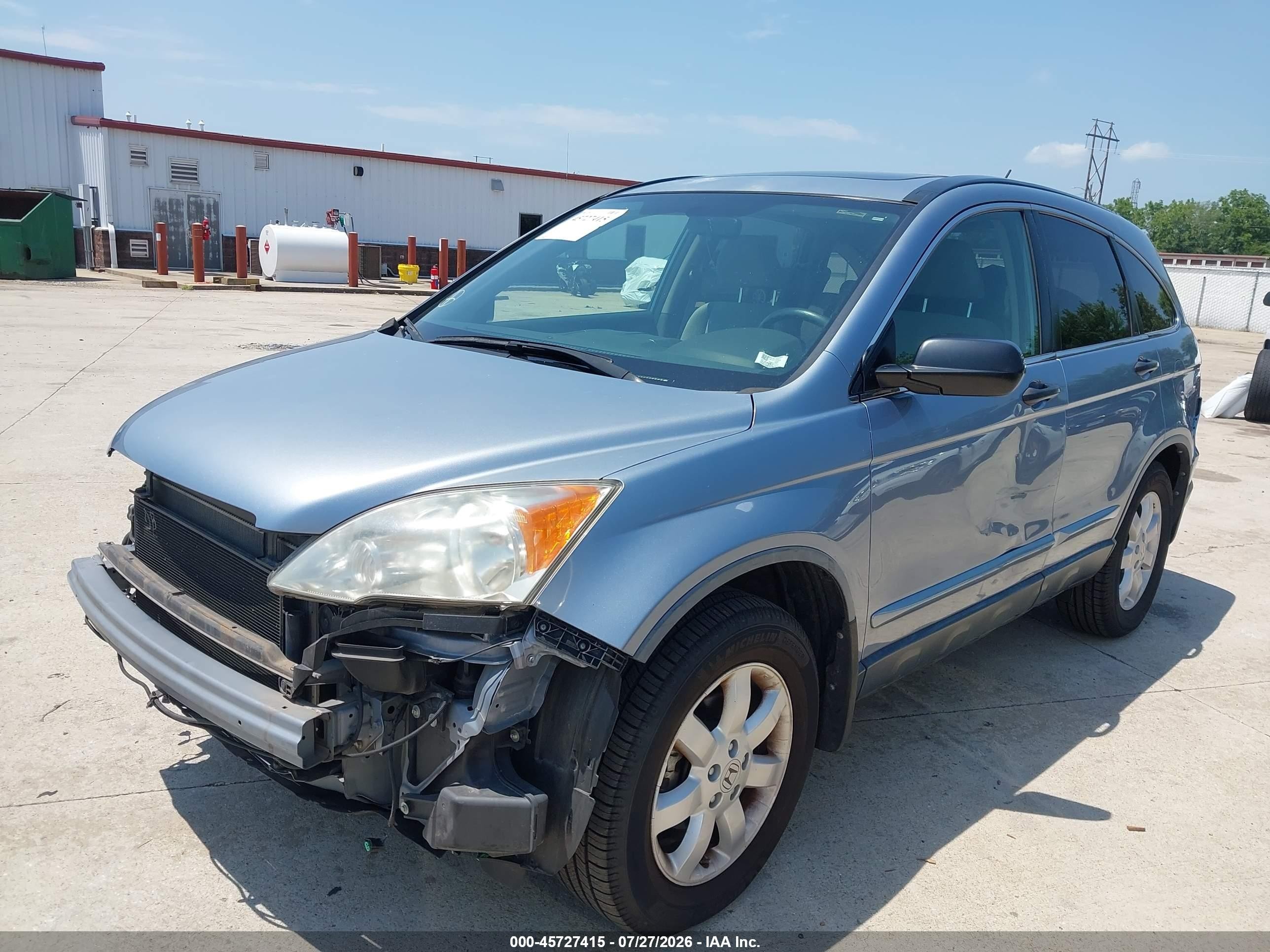 2008 Honda Cr-v Ex Gray vin: JHLRE48528C077191