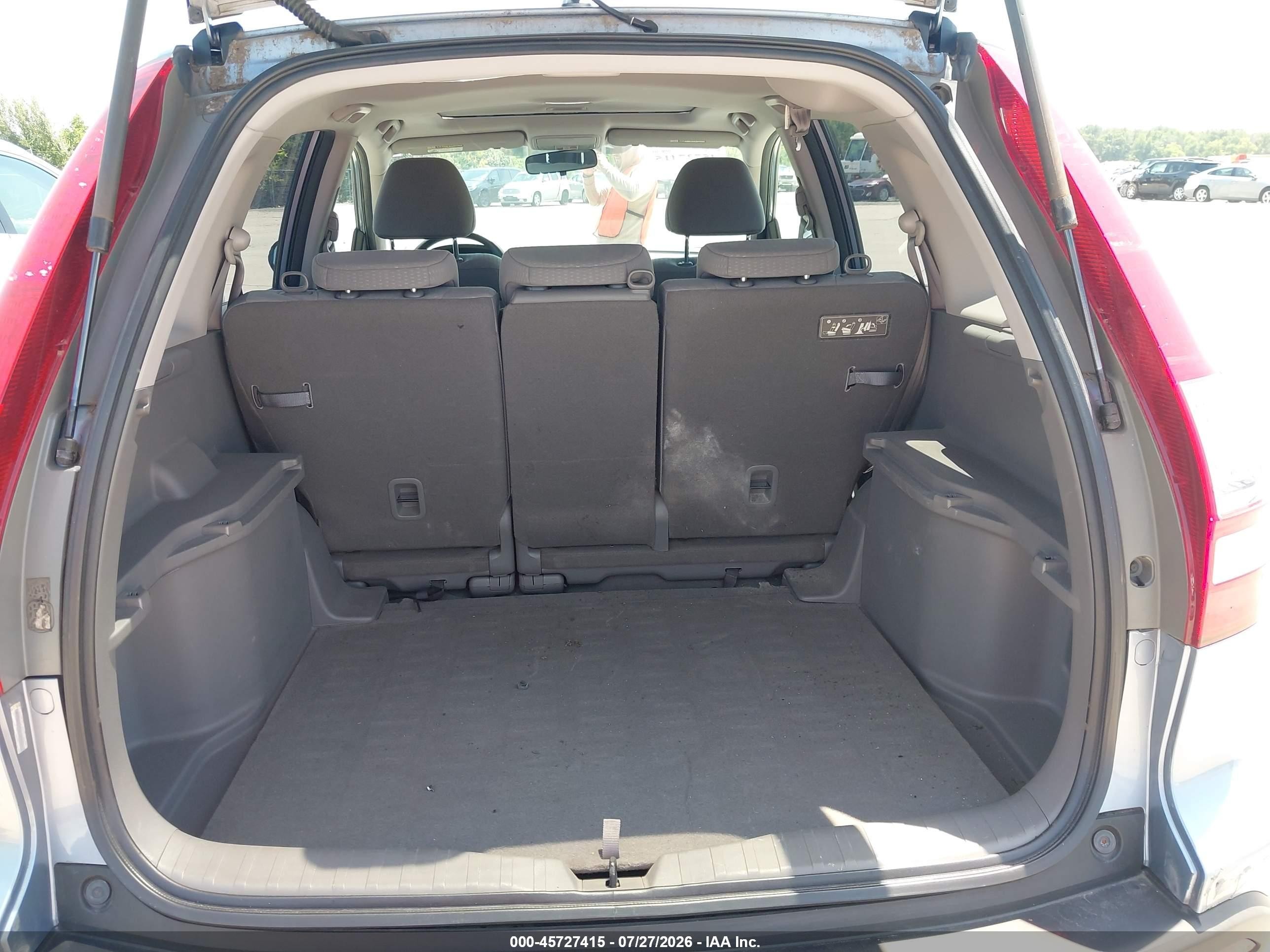 2008 Honda Cr-v Ex Gray vin: JHLRE48528C077191