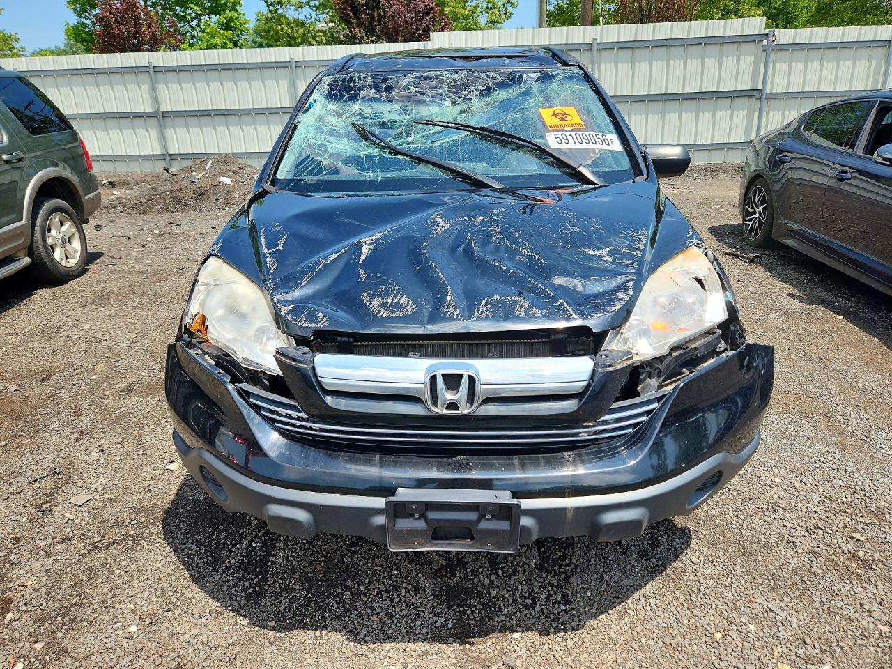 2009 Honda Cr-v Ex Black vin: JHLRE48529C002654