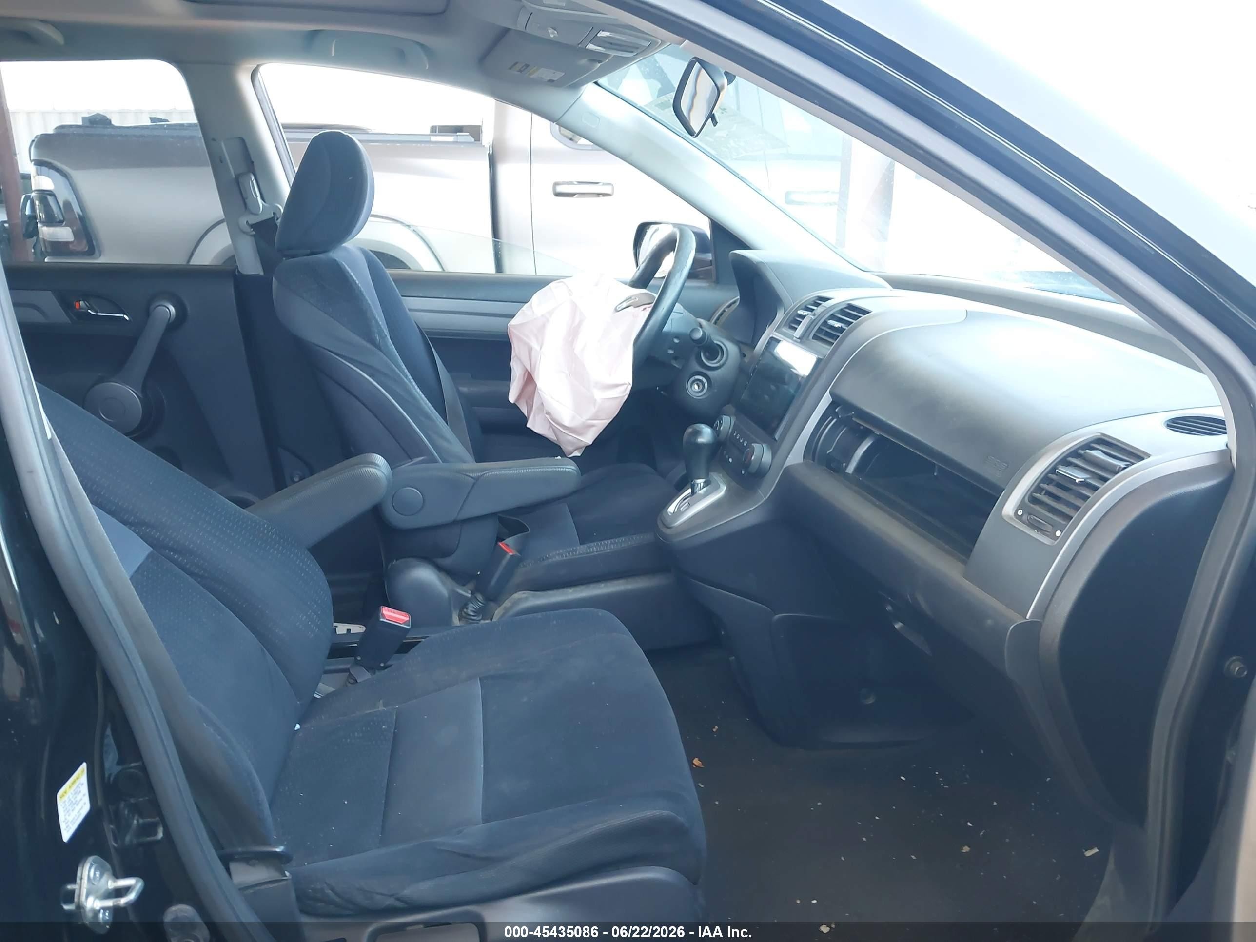 2009 Honda Cr-v Ex Black vin: JHLRE48529C004663