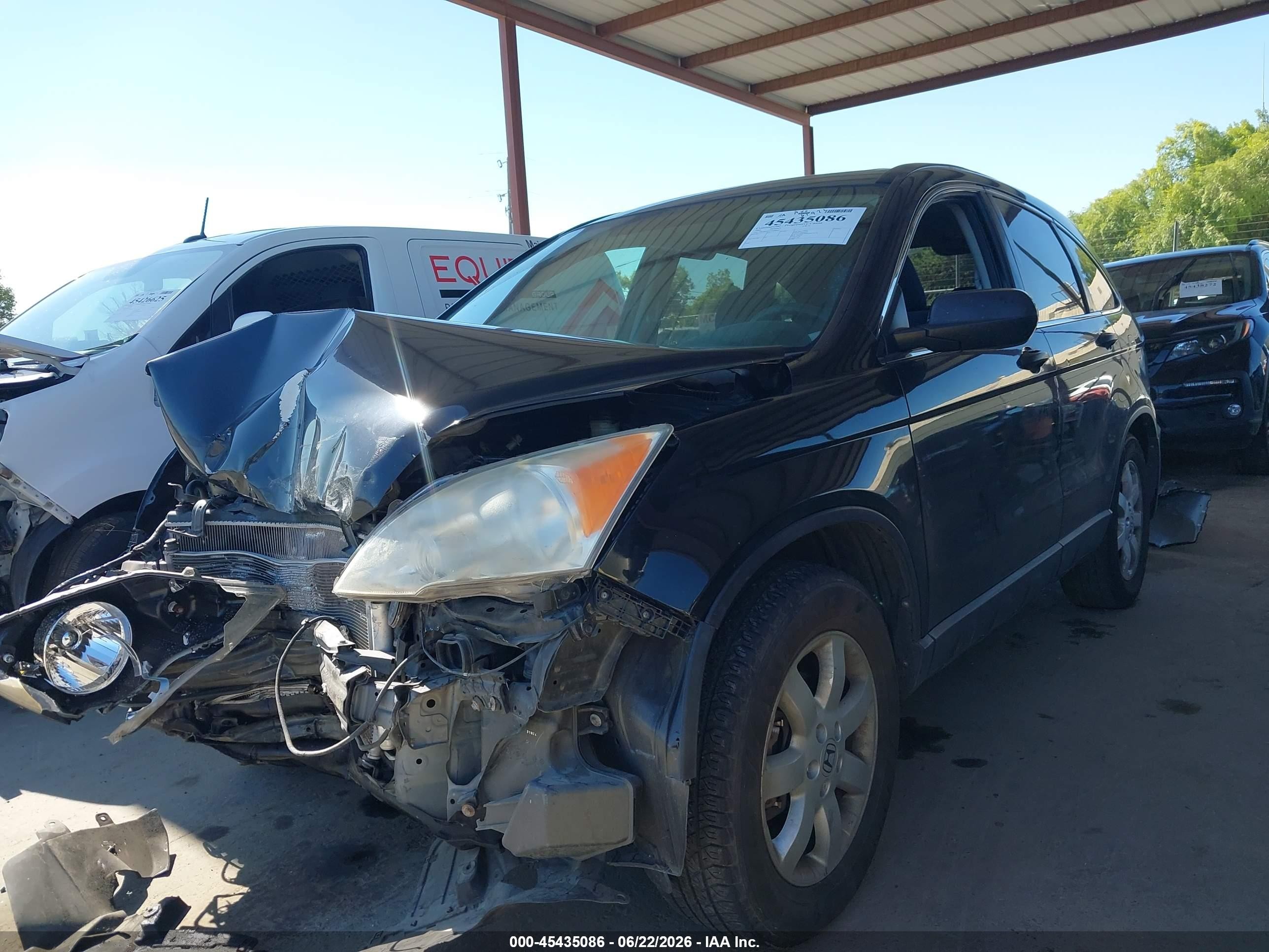 2009 Honda Cr-v Ex Black vin: JHLRE48529C004663