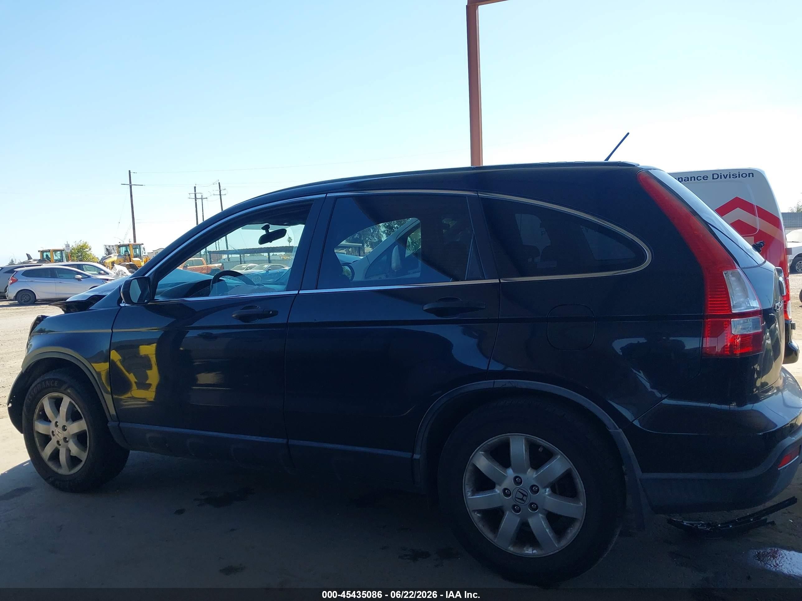 2009 Honda Cr-v Ex Black vin: JHLRE48529C004663
