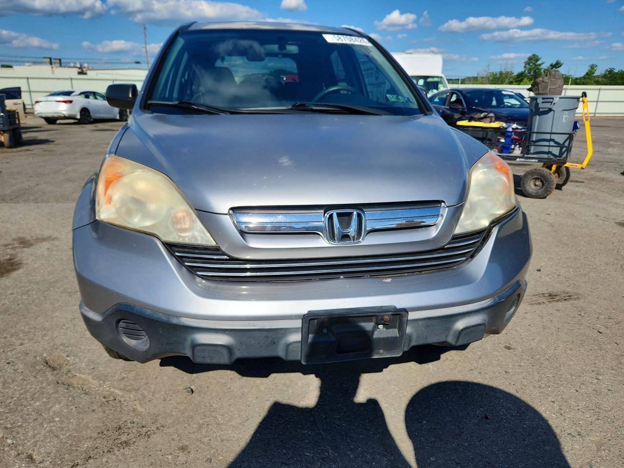 2007 Honda Cr-v Ex Silver vin: JHLRE48537C002353