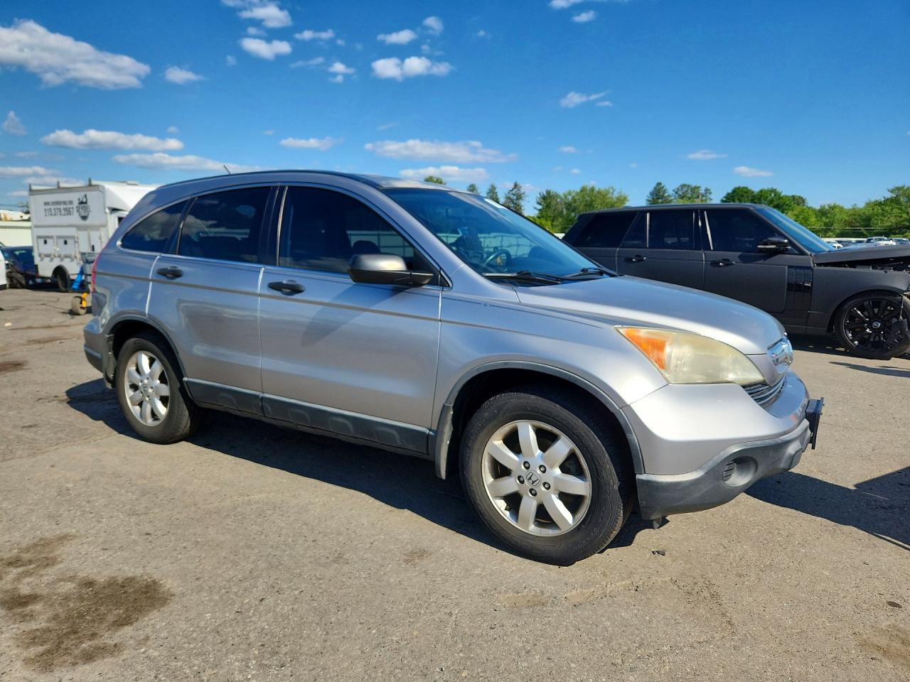 2007 Honda Cr-v Ex Silver vin: JHLRE48537C002353
