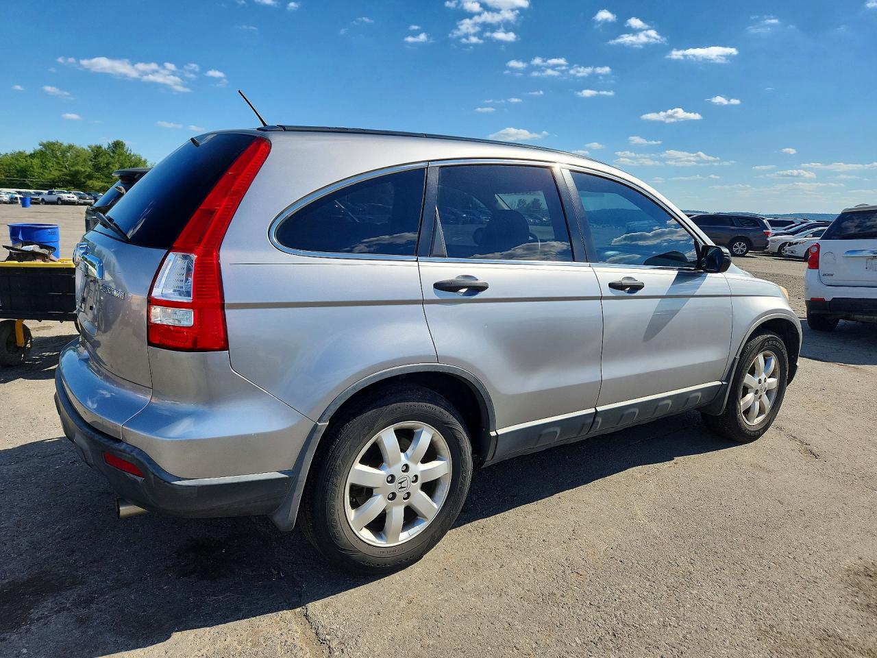 2007 Honda Cr-v Ex Silver vin: JHLRE48537C002353