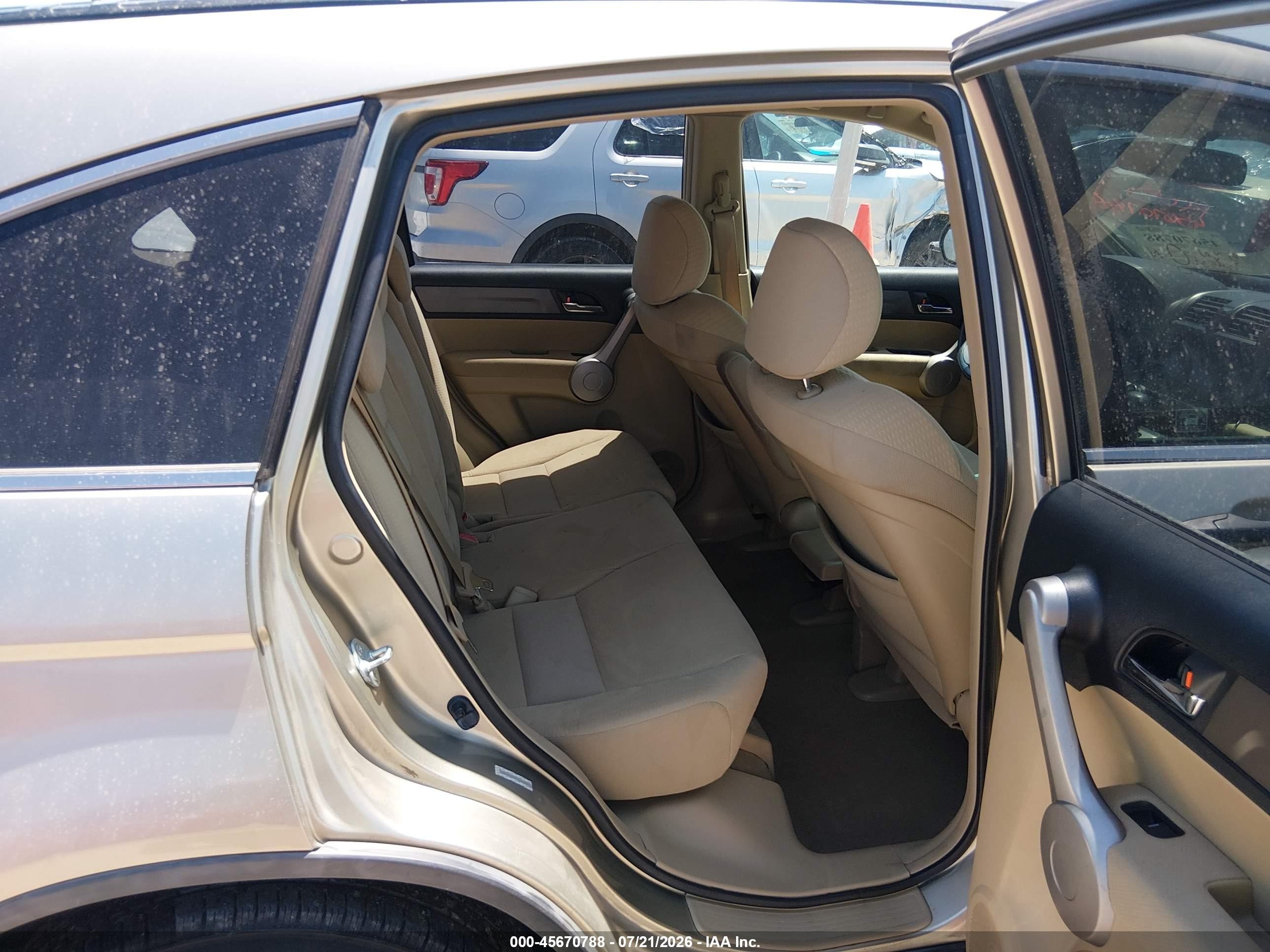 2007 Honda Cr-v Ex Gray vin: JHLRE48537C024689