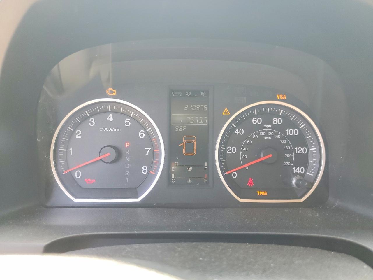 2007 Honda Cr-v Ex Green vin: JHLRE48537C025101