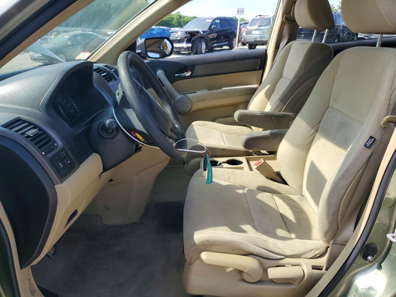 2007 Honda Cr-v Ex Green vin: JHLRE48537C025101