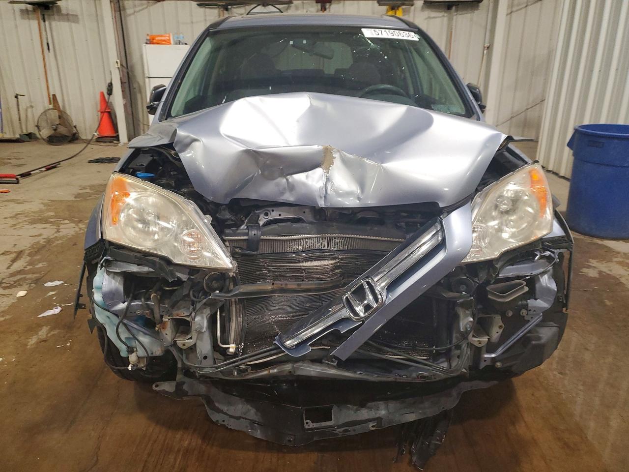 2007 Honda Cr-v Ex Silver vin: JHLRE48537C049303