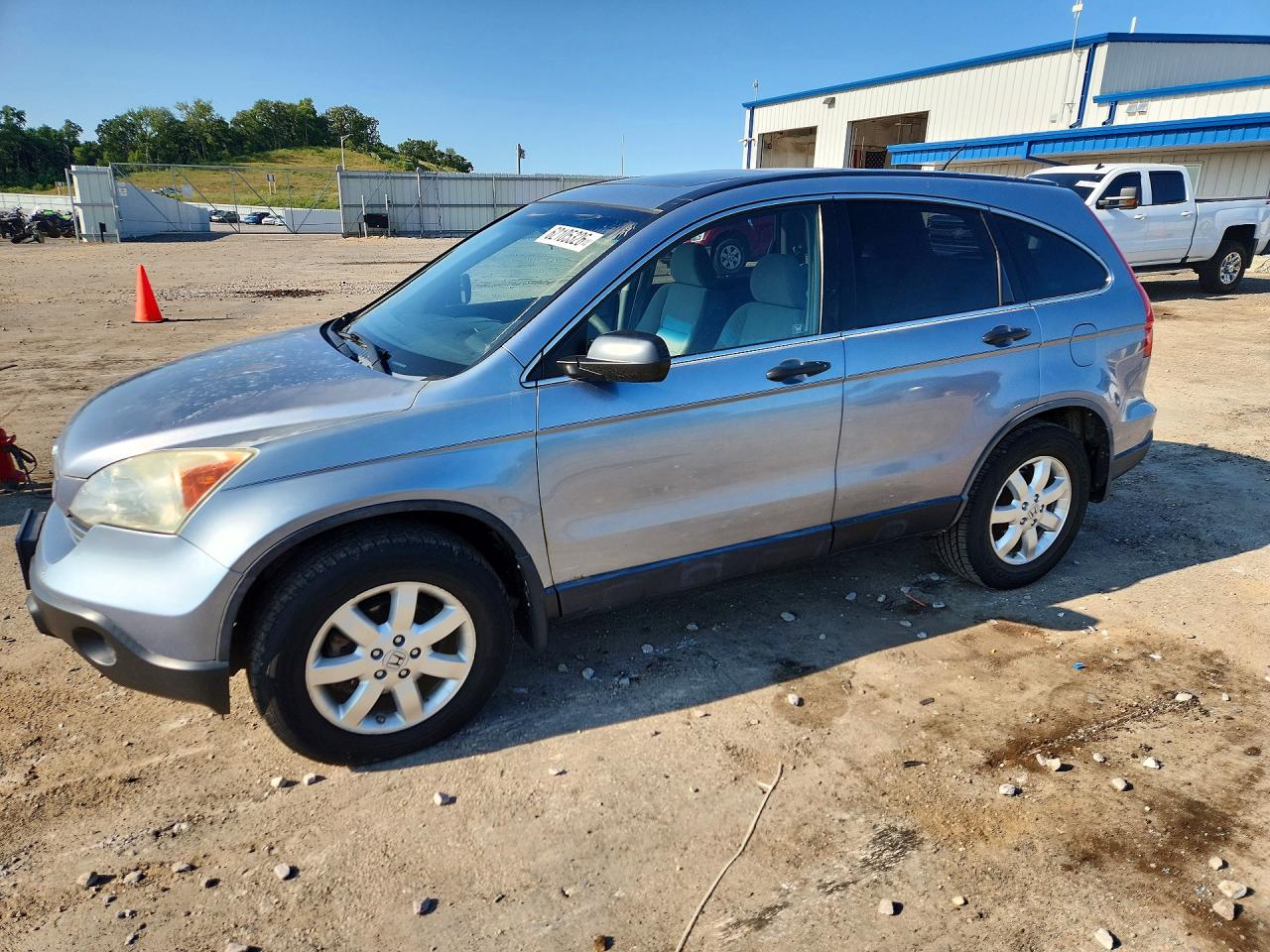 2007 Honda Cr-v Ex Gray vin: JHLRE48537C058518