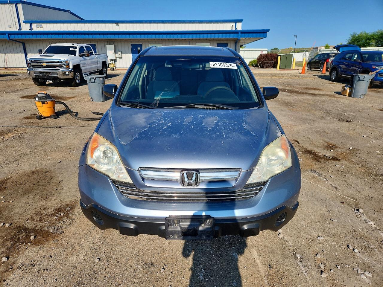 2007 Honda Cr-v Ex Gray vin: JHLRE48537C058518