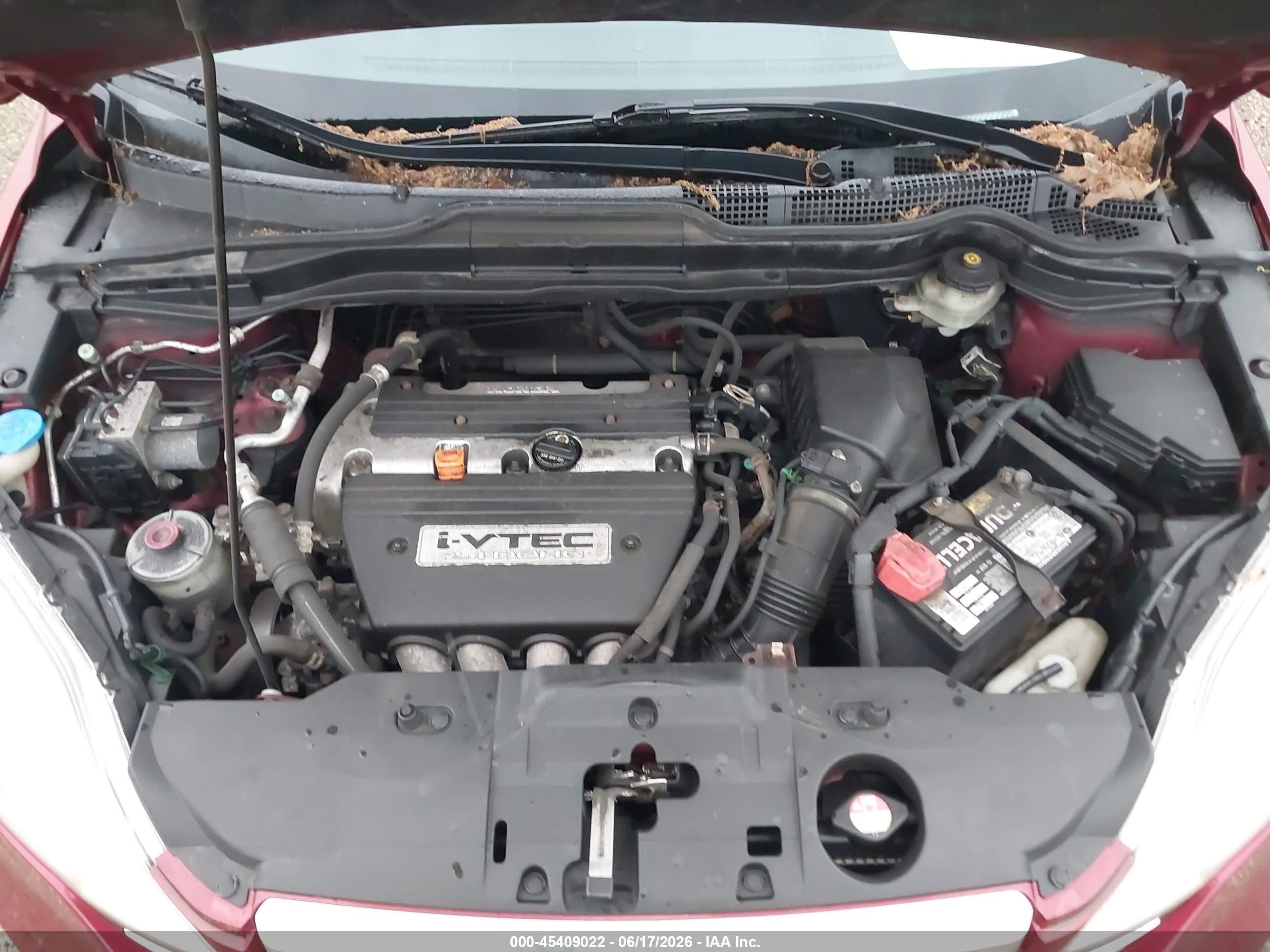 2007 Honda Cr-v Ex Red vin: JHLRE48537C072774
