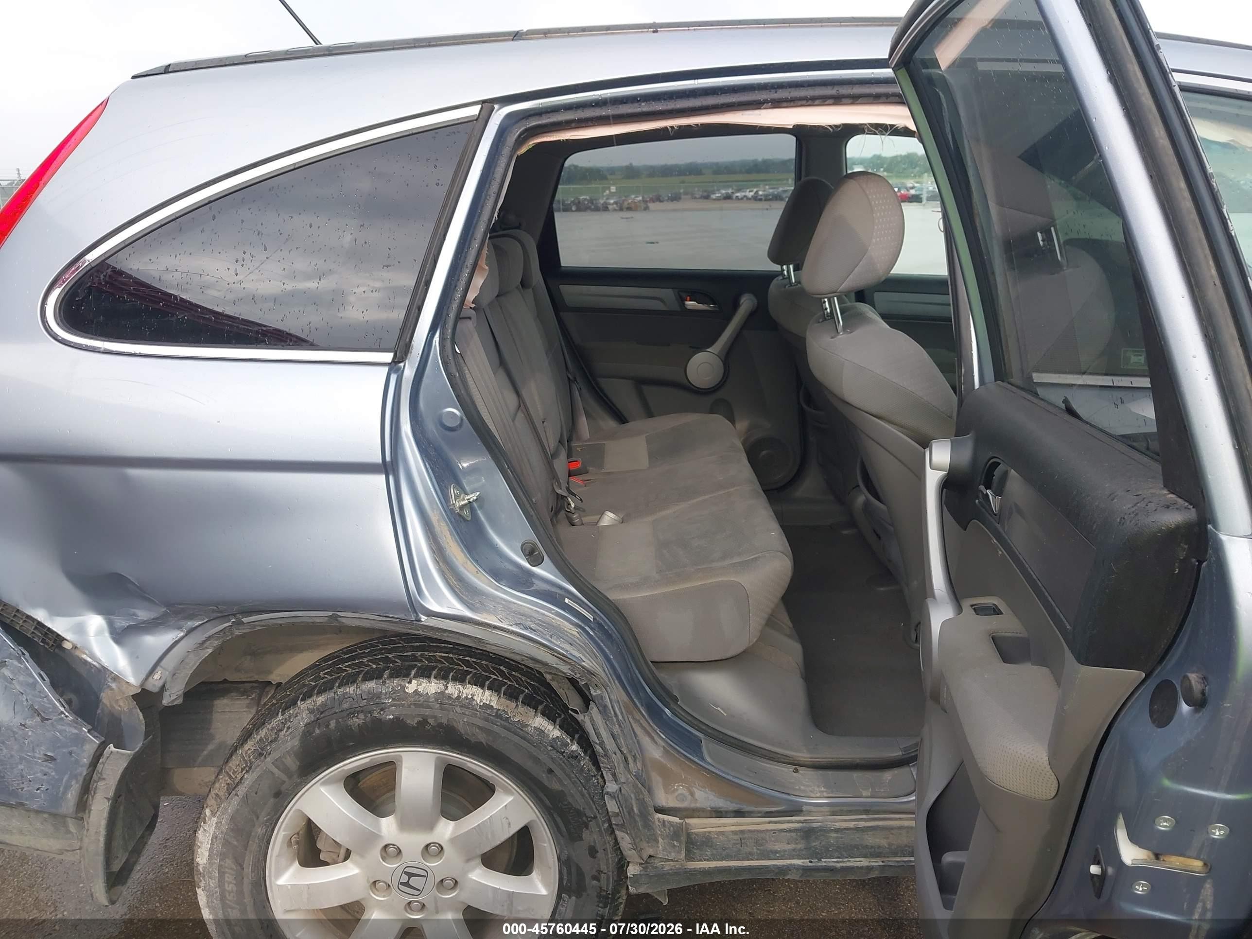 2007 Honda Cr-v Ex Синий vin: JHLRE48537C109077