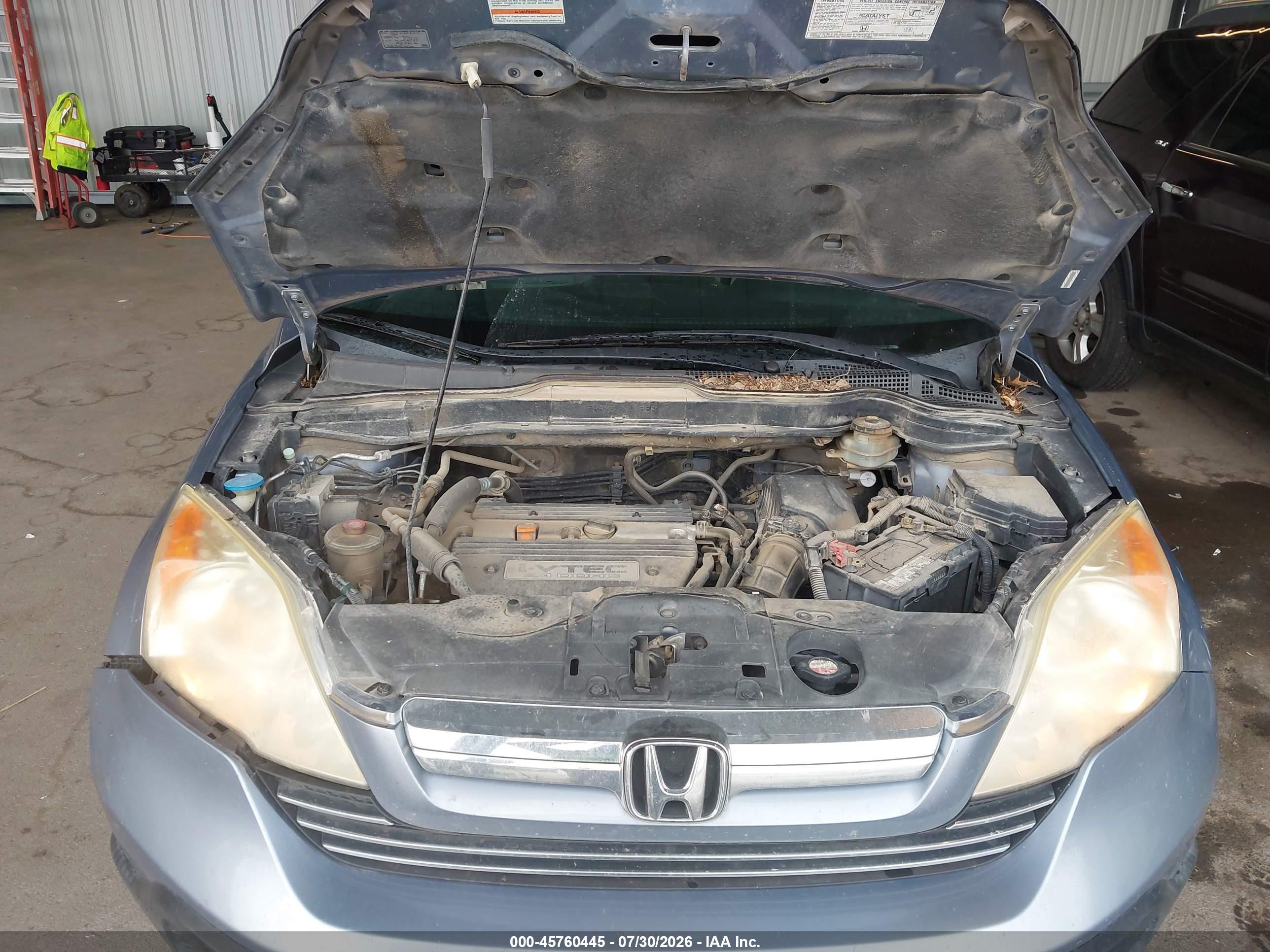 2007 Honda Cr-v Ex Синий vin: JHLRE48537C109077