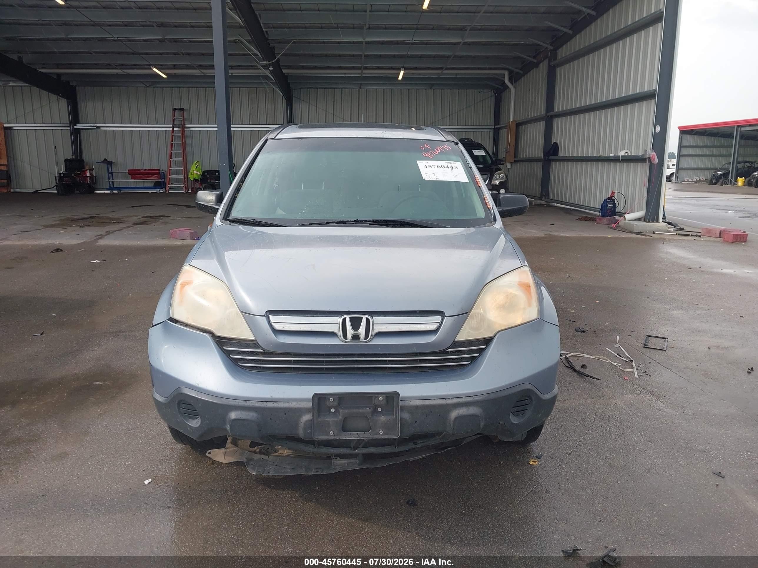 2007 Honda Cr-v Ex Синий vin: JHLRE48537C109077