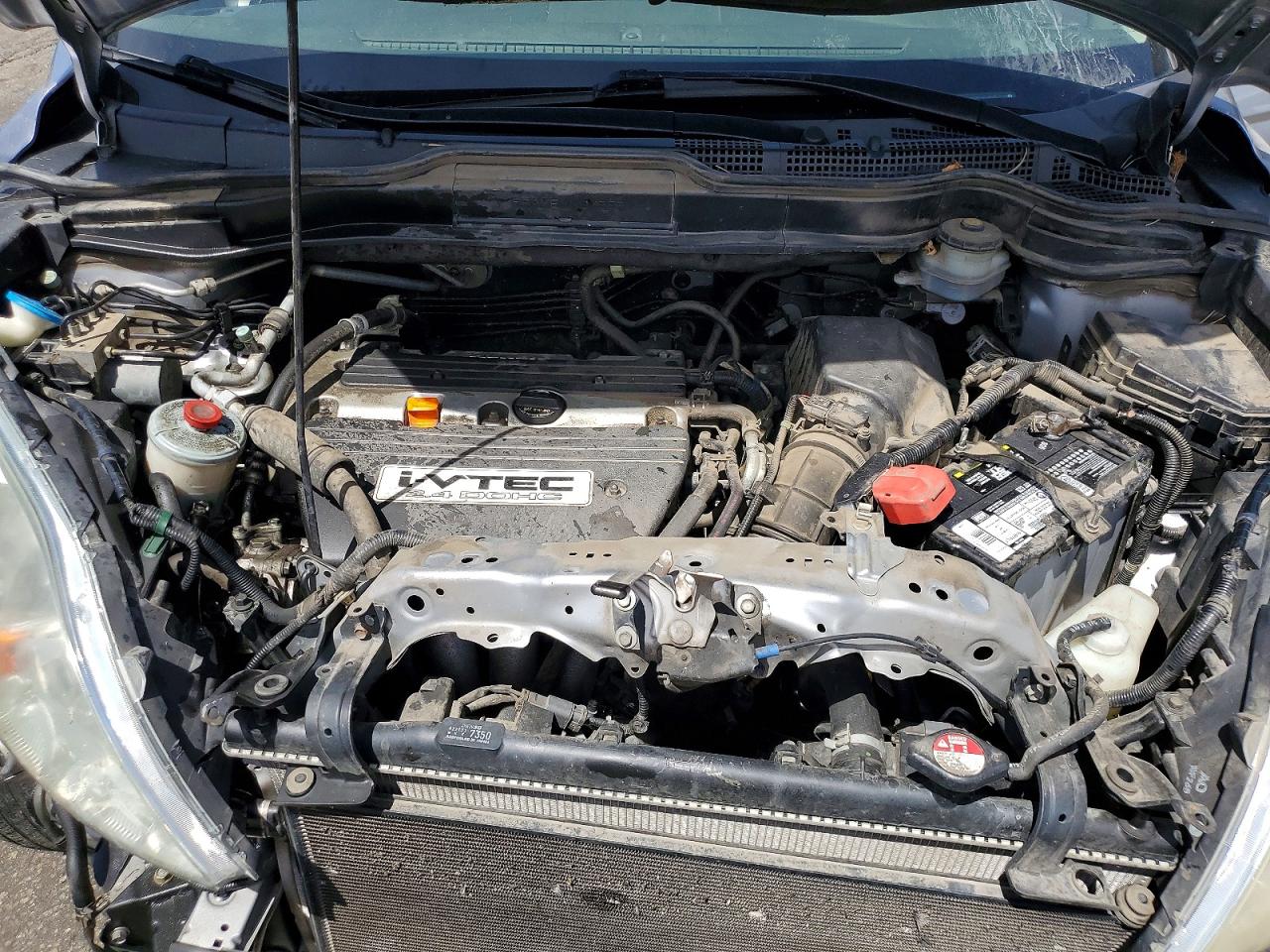 2007 Honda Cr-v Ex Silver vin: JHLRE48537C109970