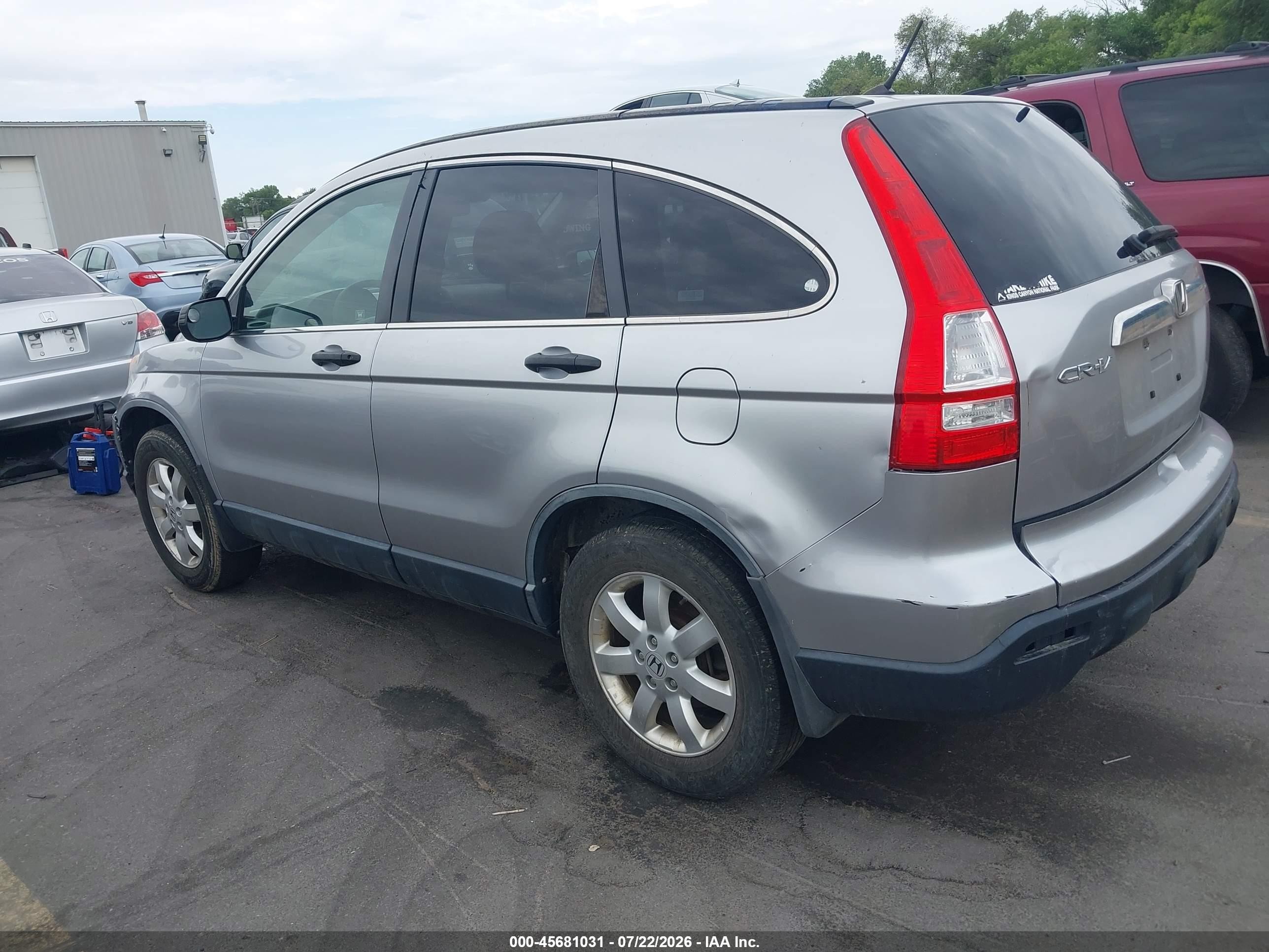2008 Honda Cr-v Ex Silver vin: JHLRE48538C003794