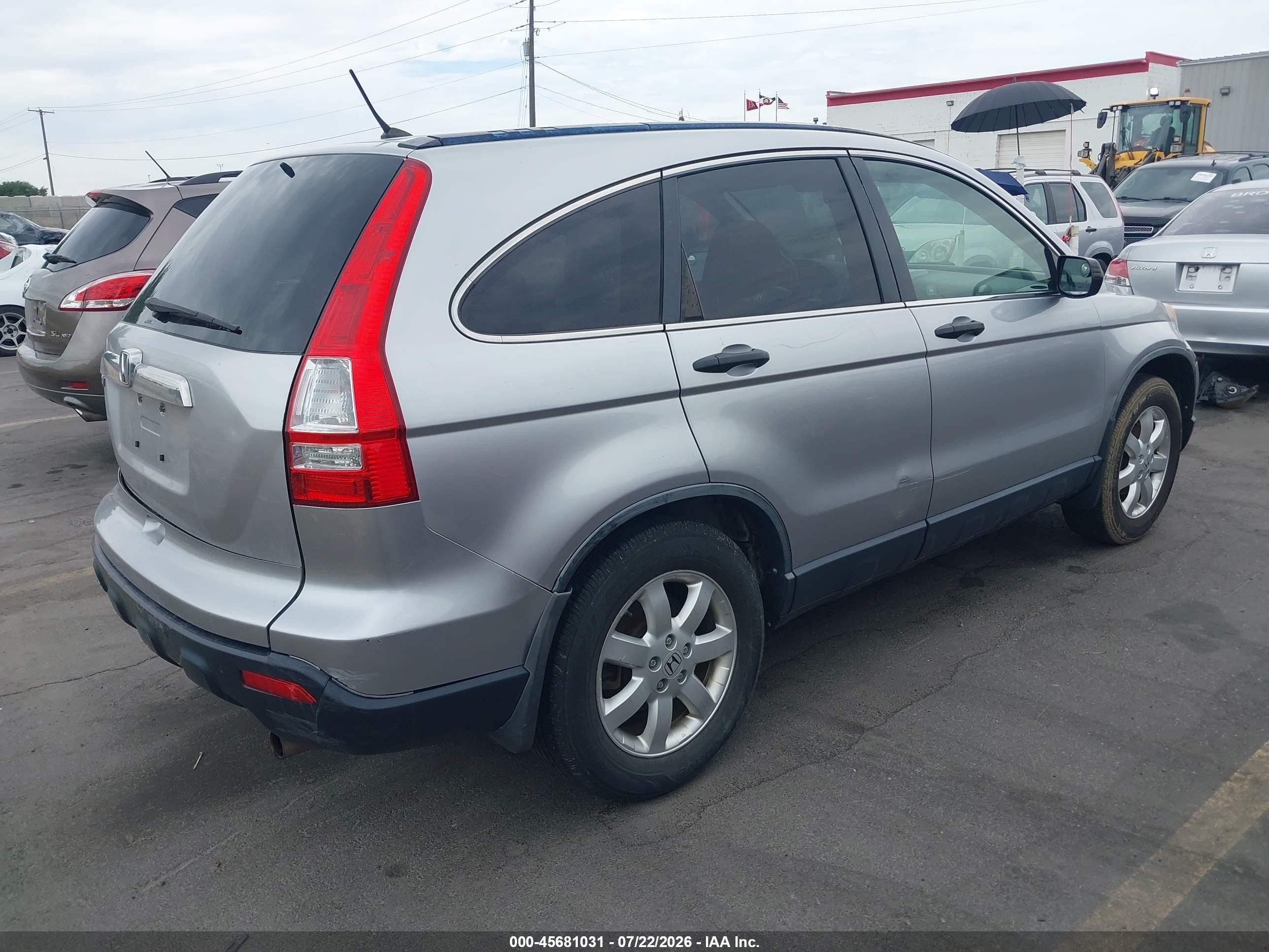 2008 Honda Cr-v Ex Silver vin: JHLRE48538C003794