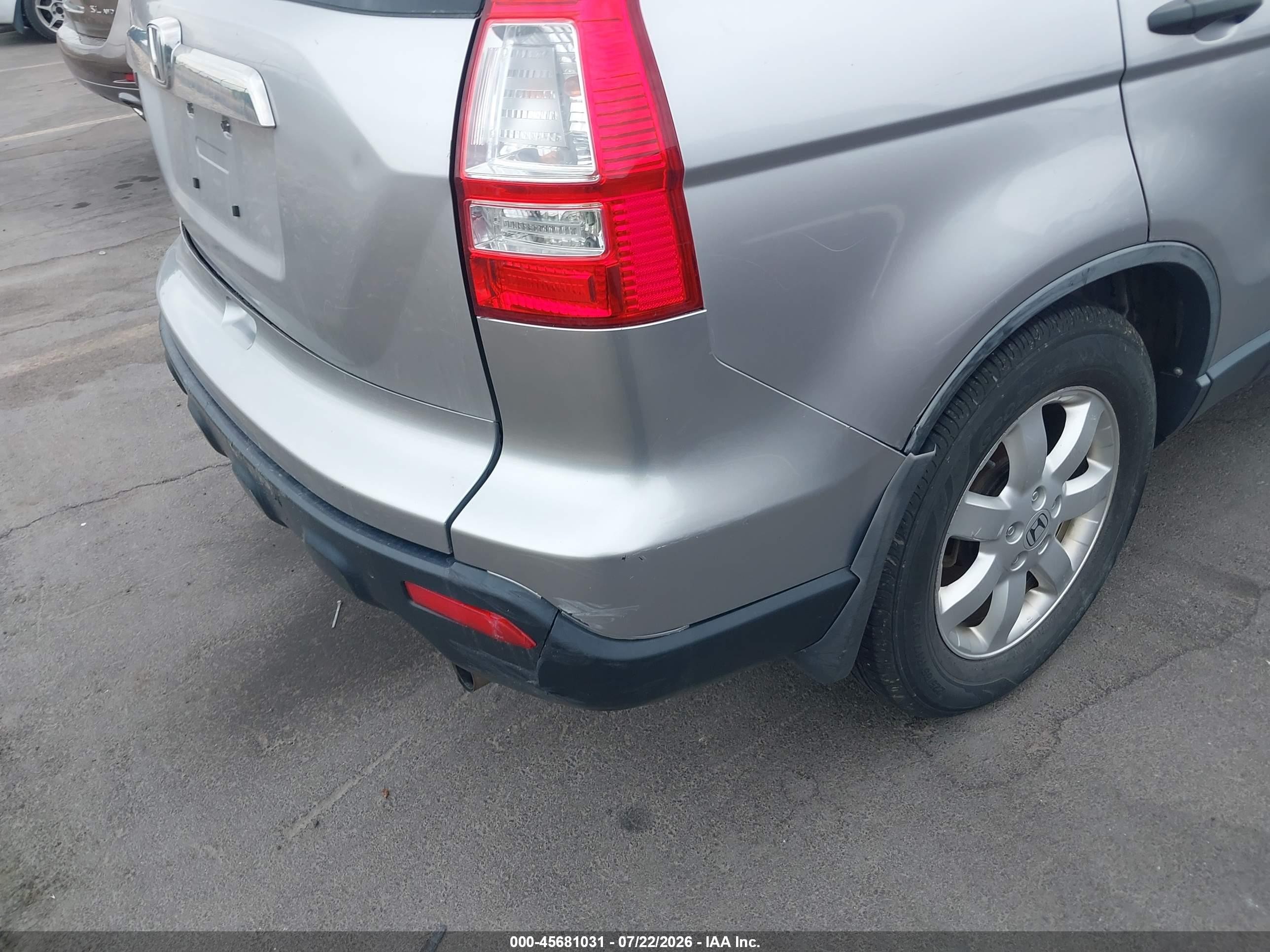 2008 Honda Cr-v Ex Silver vin: JHLRE48538C003794