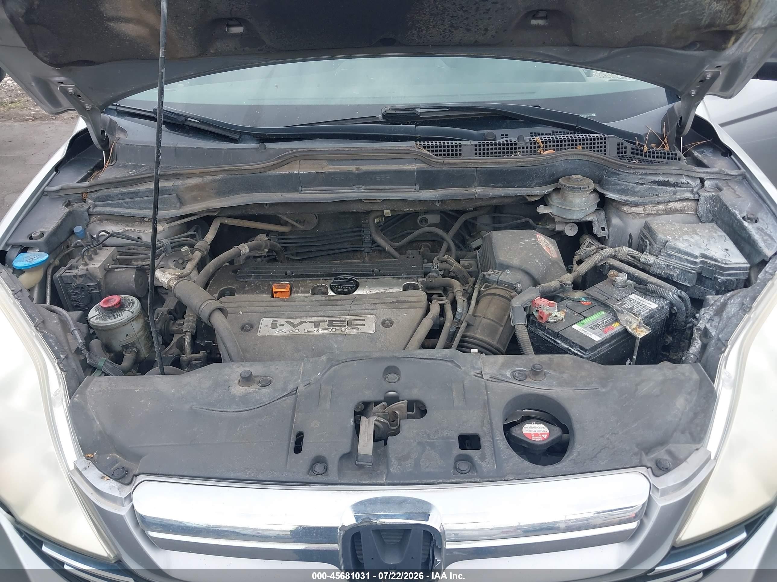 2008 Honda Cr-v Ex Silver vin: JHLRE48538C003794