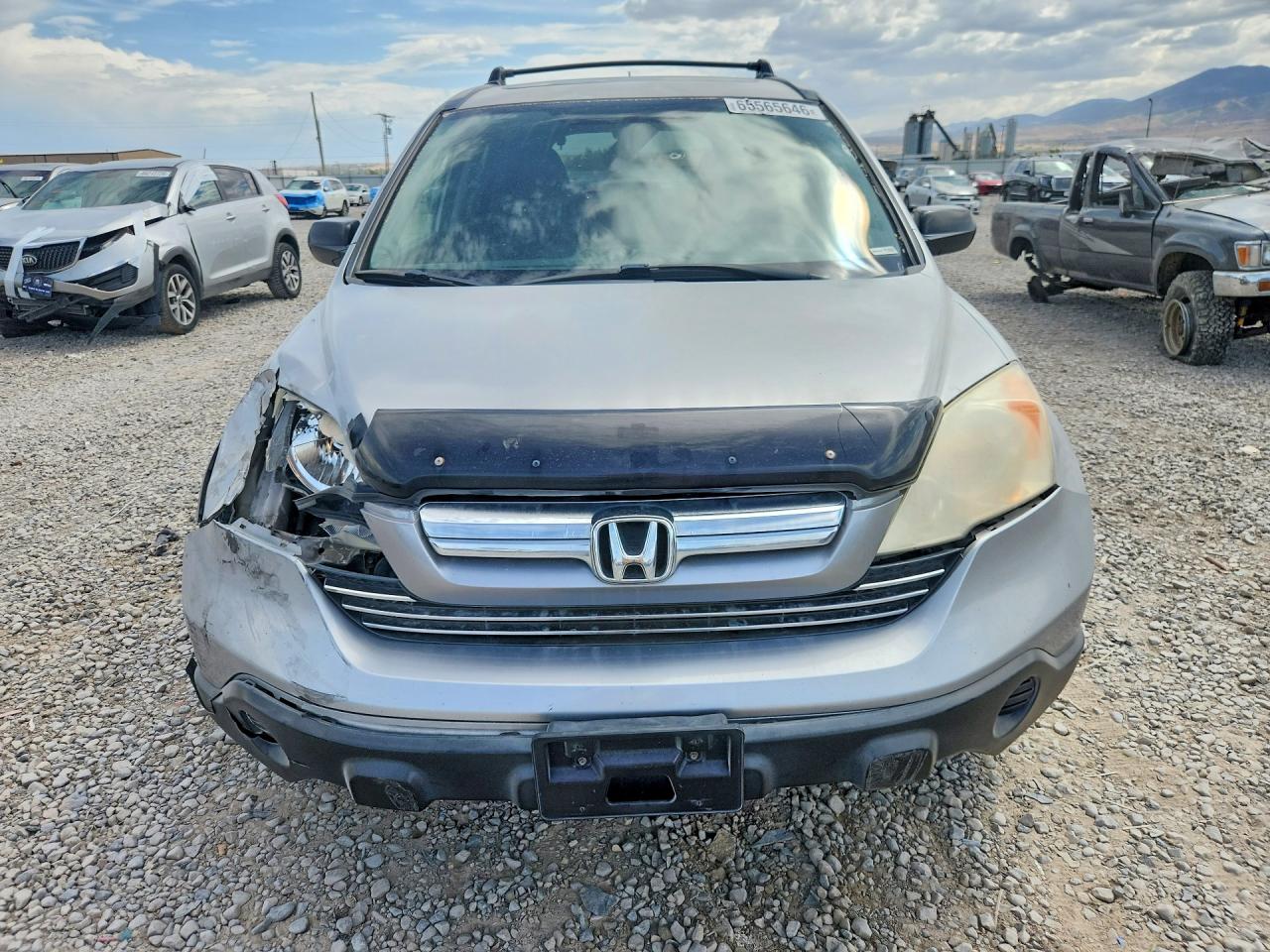 2008 Honda Cr-v Ex Silver vin: JHLRE48538C005951