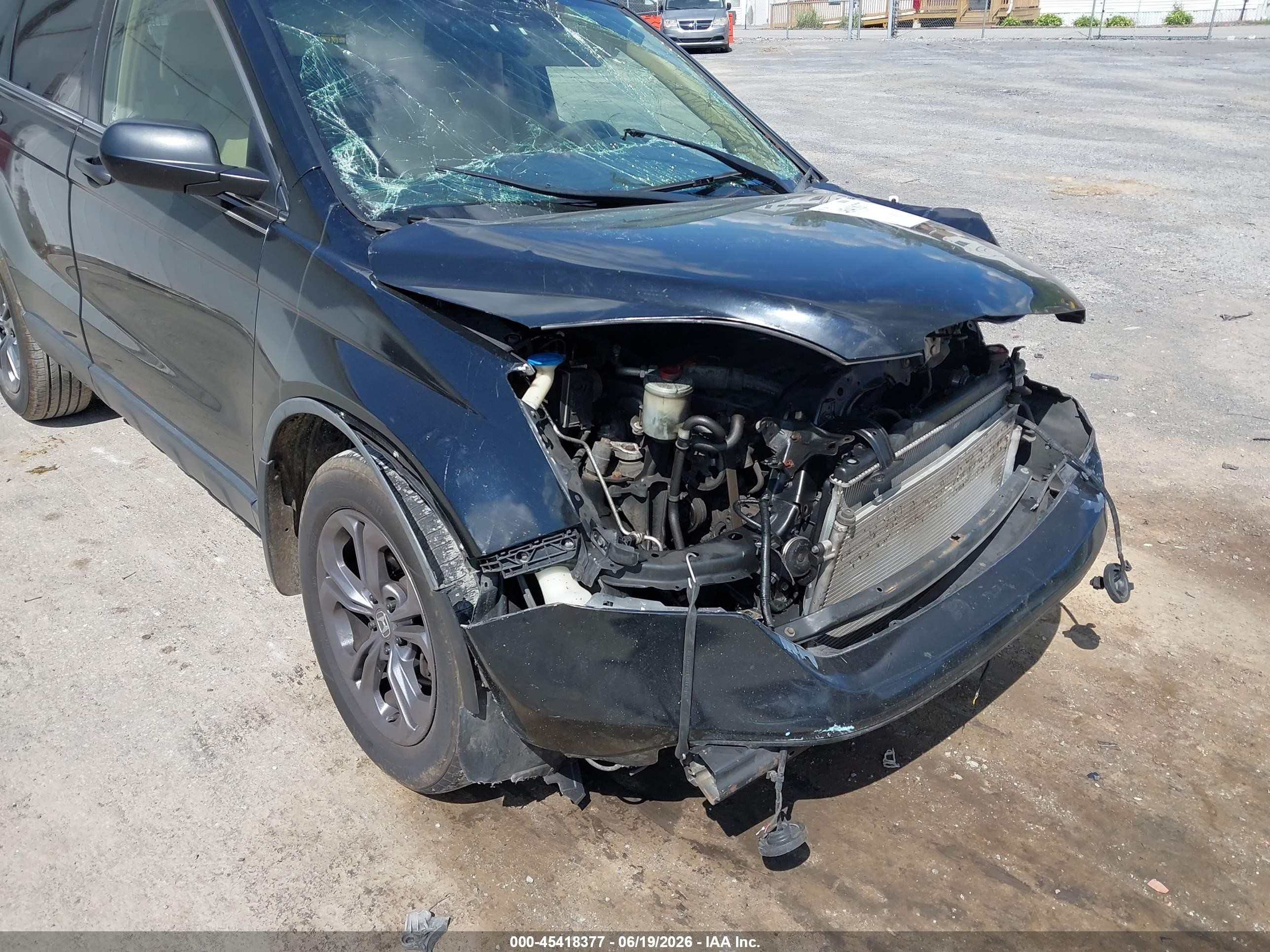 2008 Honda Cr-v Ex Black vin: JHLRE48538C011569