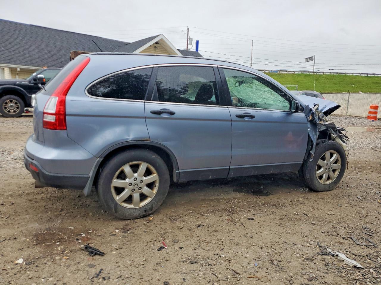 2008 Honda Cr-v Ex Blue vin: JHLRE48538C014293
