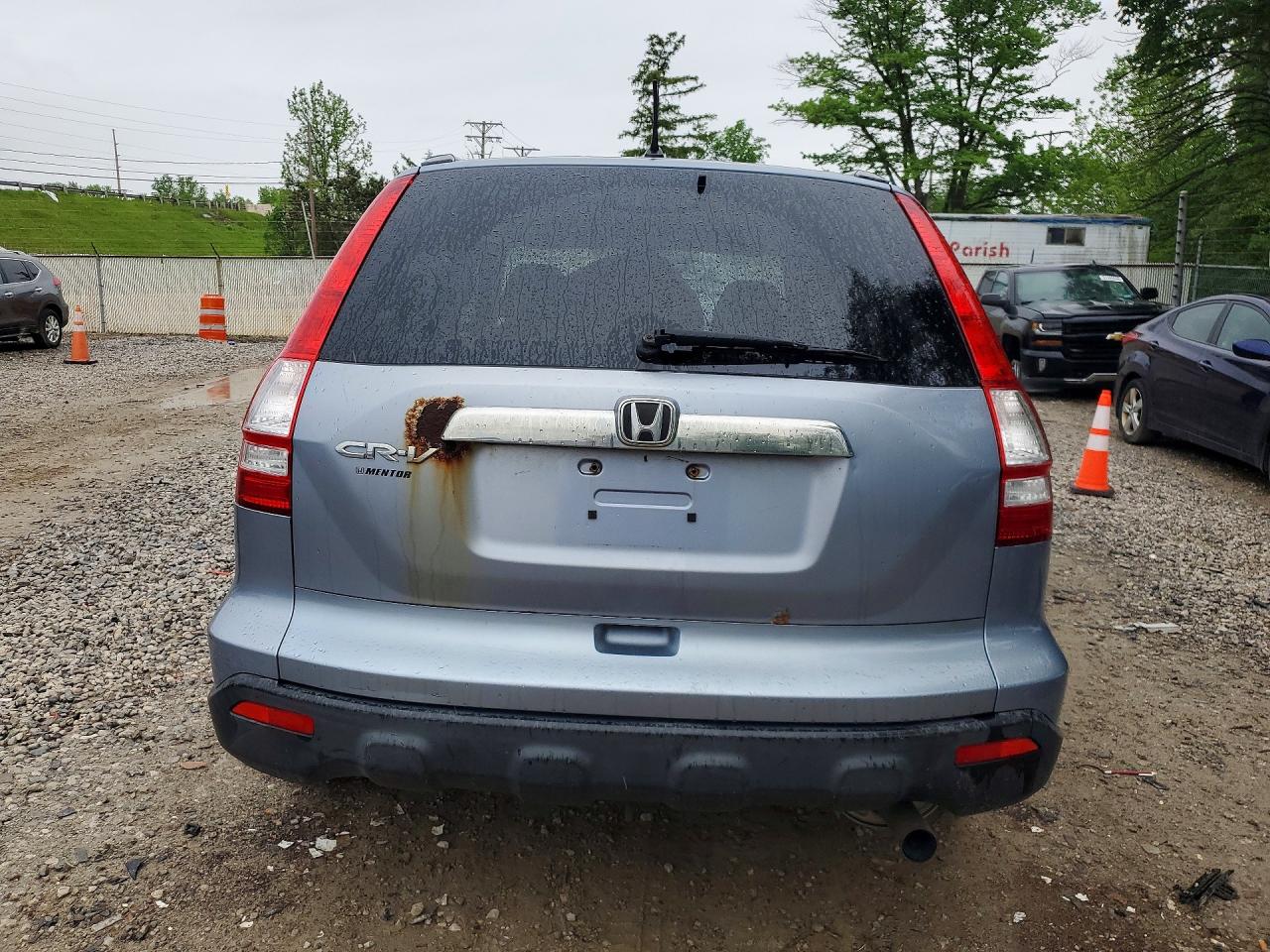 2008 Honda Cr-v Ex Blue vin: JHLRE48538C014293