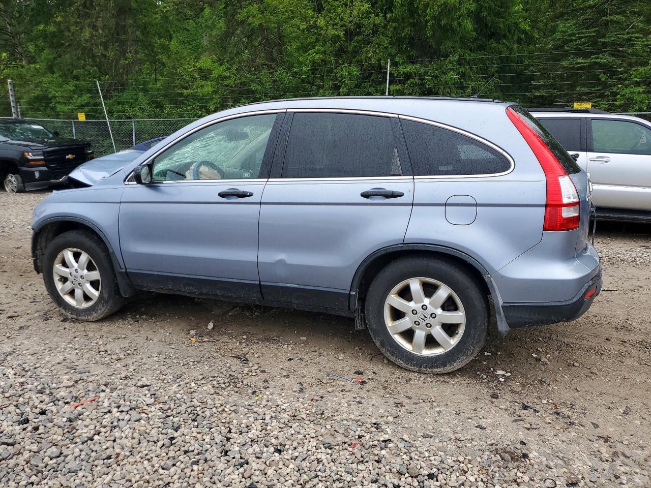 2008 Honda Cr-v Ex Blue vin: JHLRE48538C014293